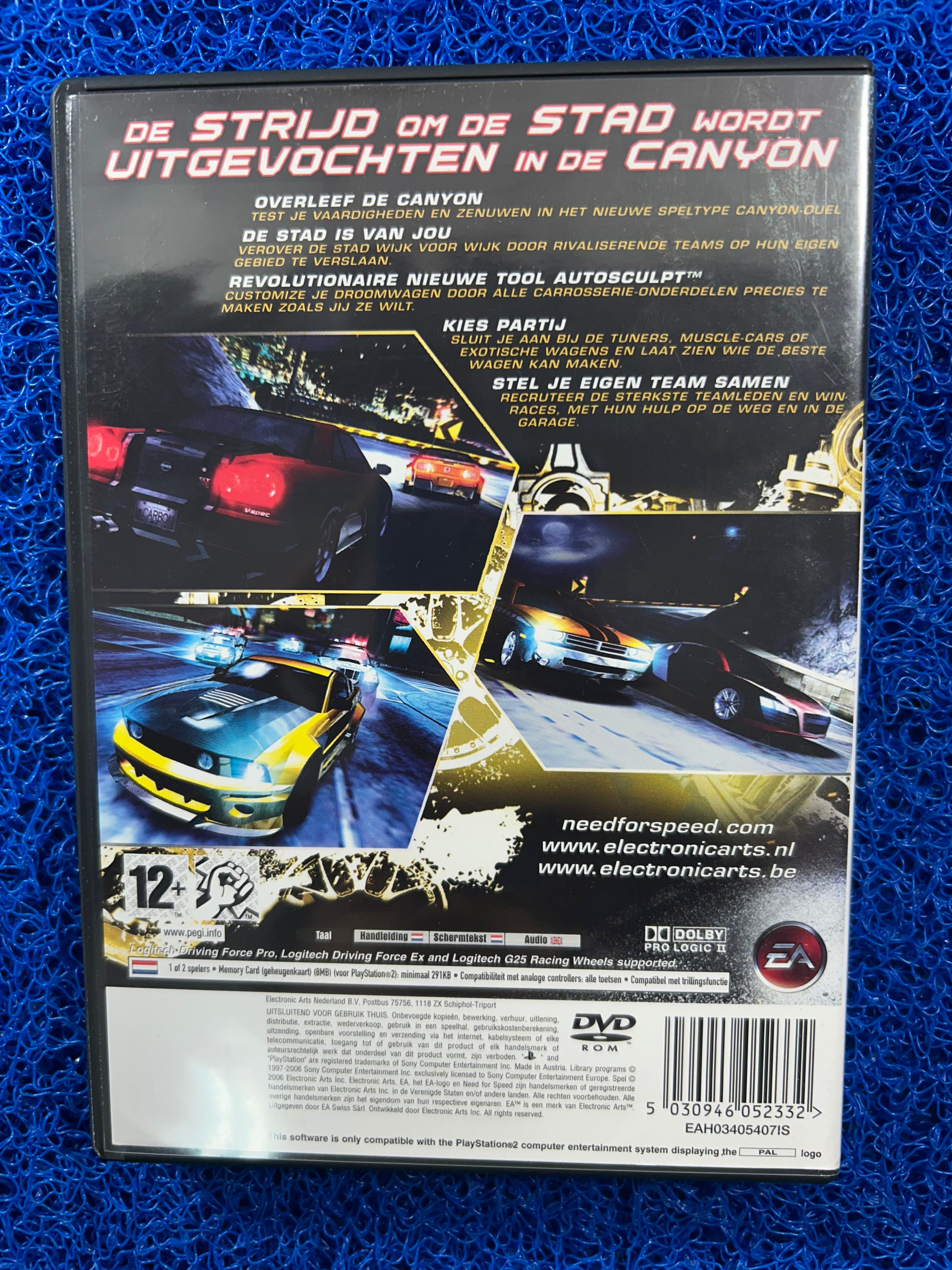 PS2 Need for speed carbon (E)