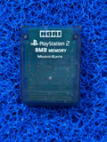 ACESSÓRIOS Memory card de ps2 azul translúcido