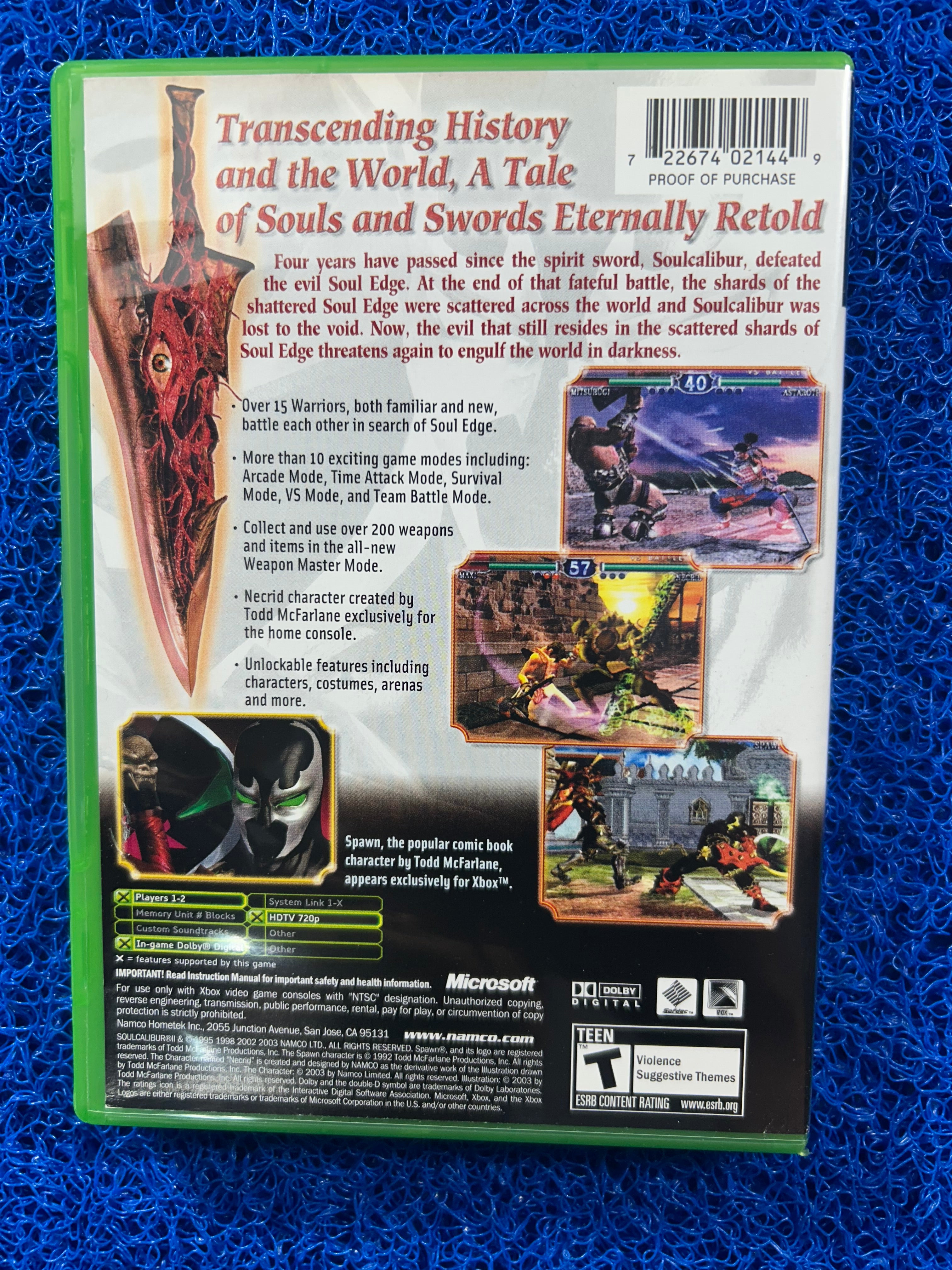 XBOX Soulcalibur II (A)
