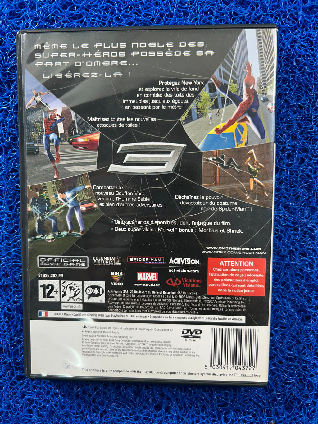 PS2 Spider-man 3 (E)