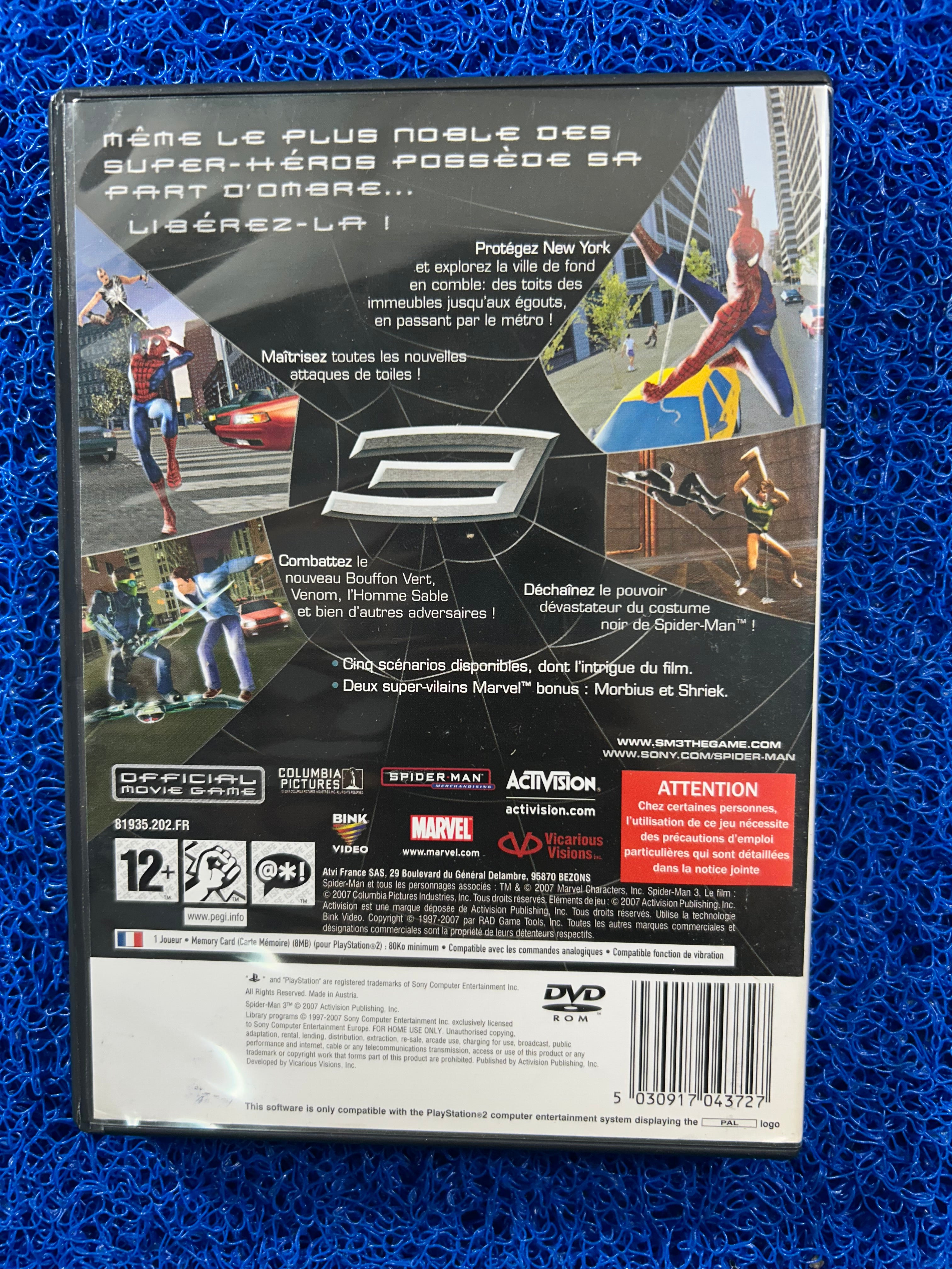 PS2 Spider-man 3 (E)