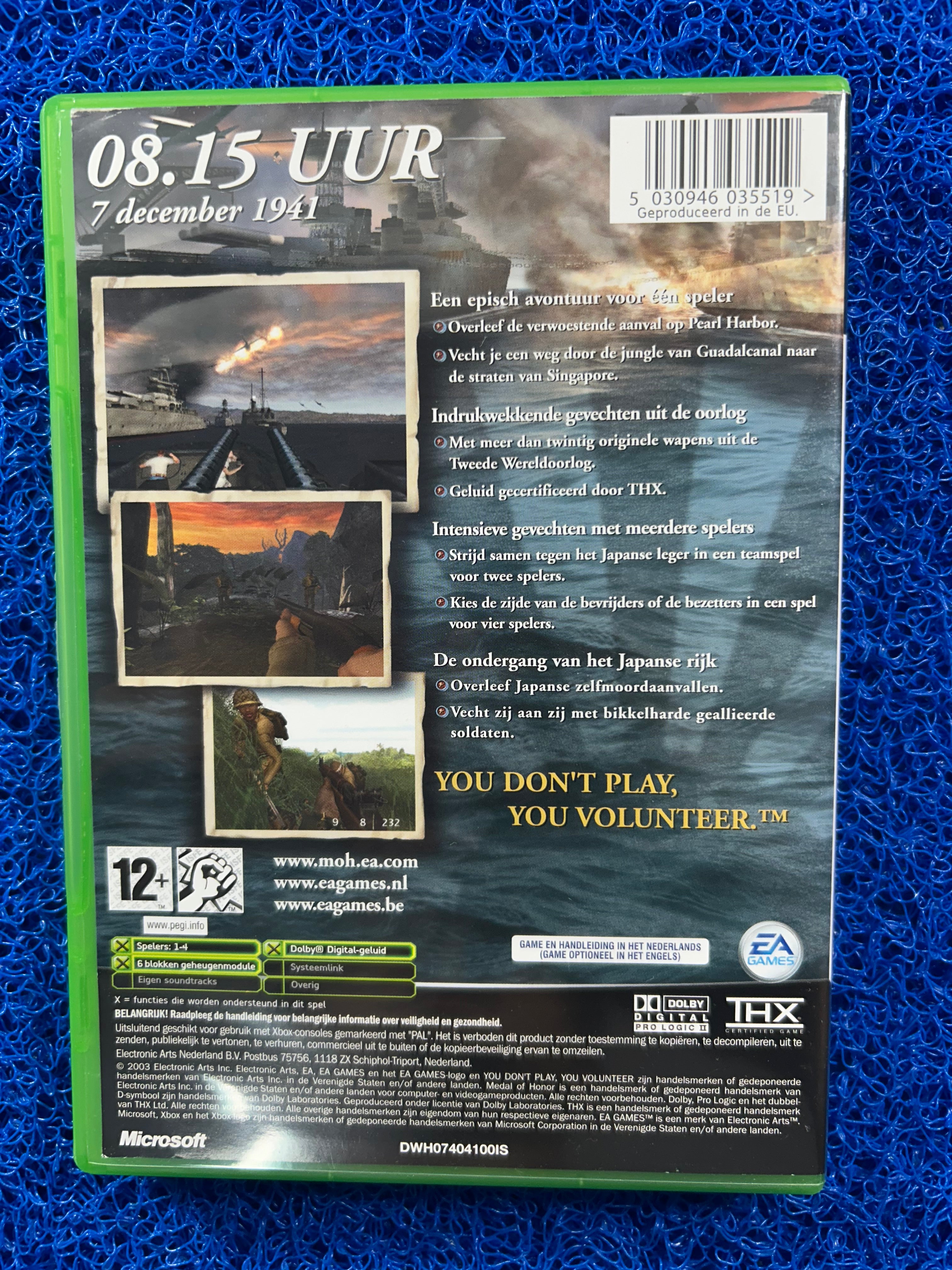 XBOX Medal of honor rising sun (E)