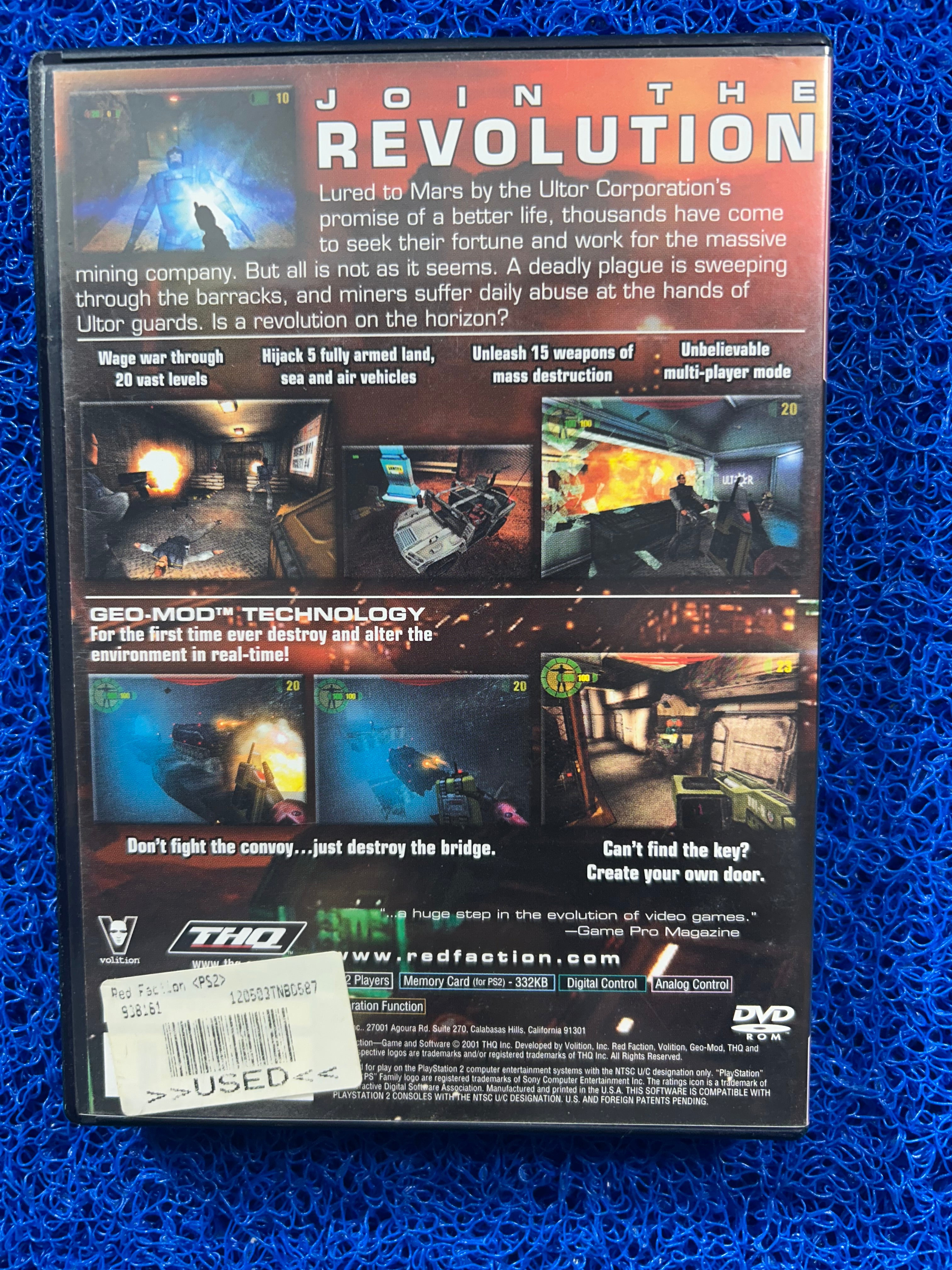 PS2 Red faction (A)