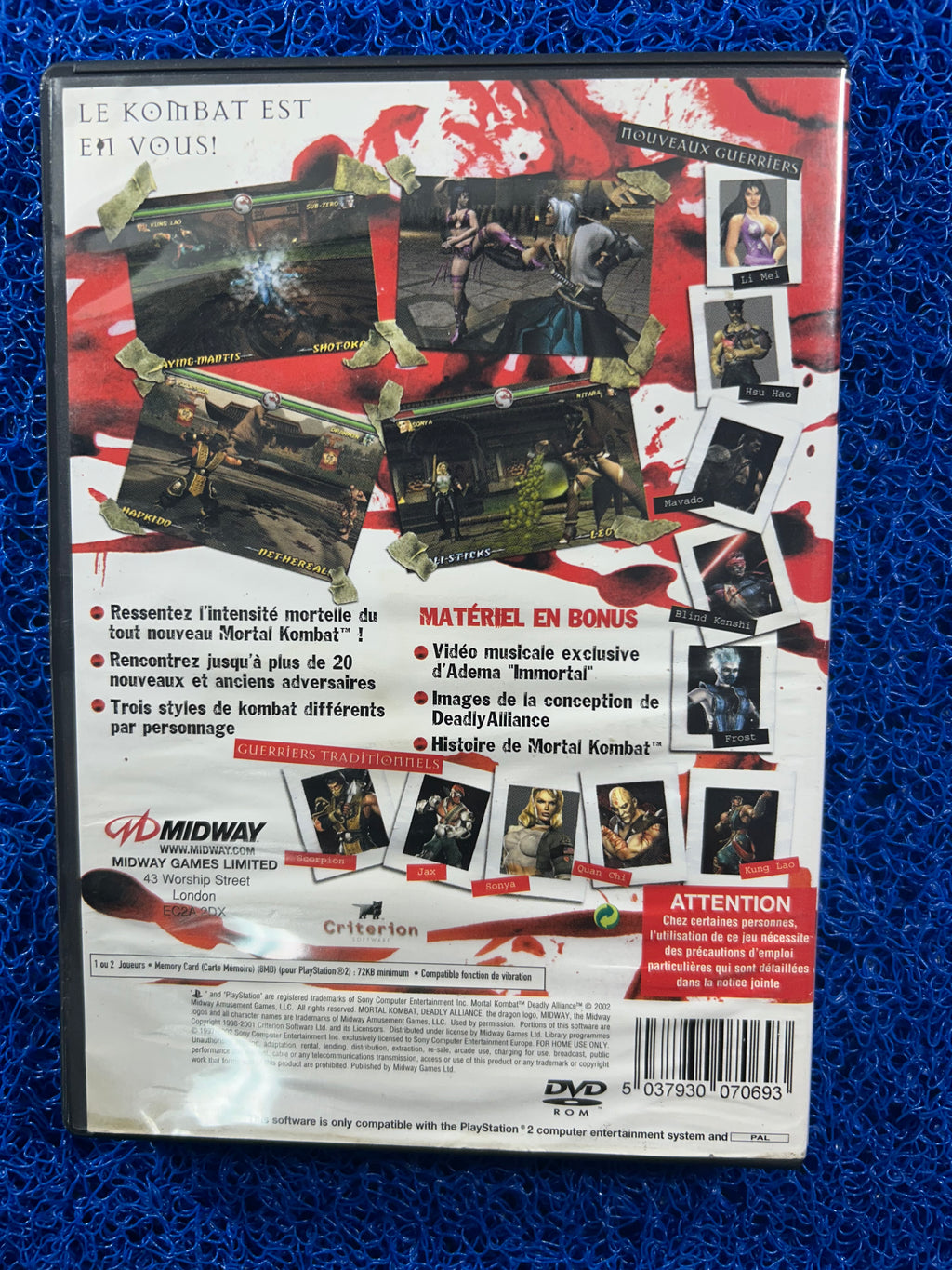 PS2 Mortal kombat deadly alliance (E)