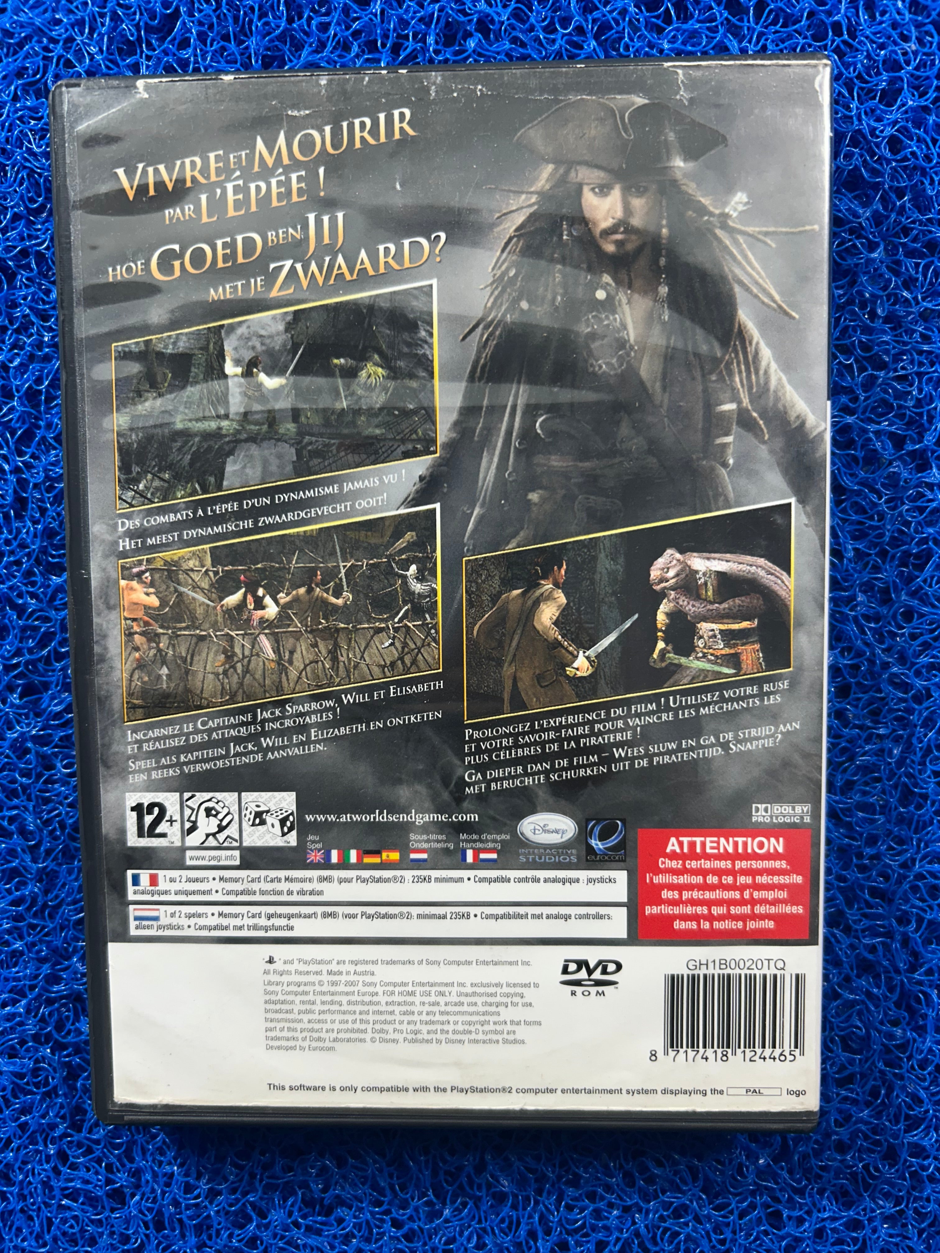 PS2 Pirates of caribbean at worlds end (E)