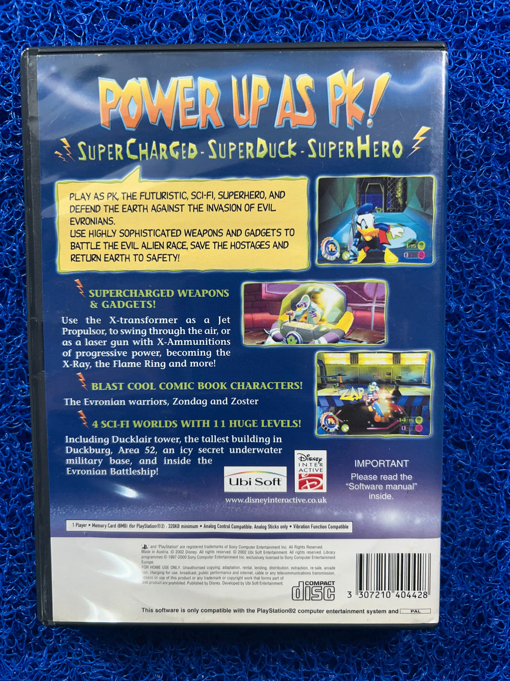 PS2 Donald duck Power duck (E)