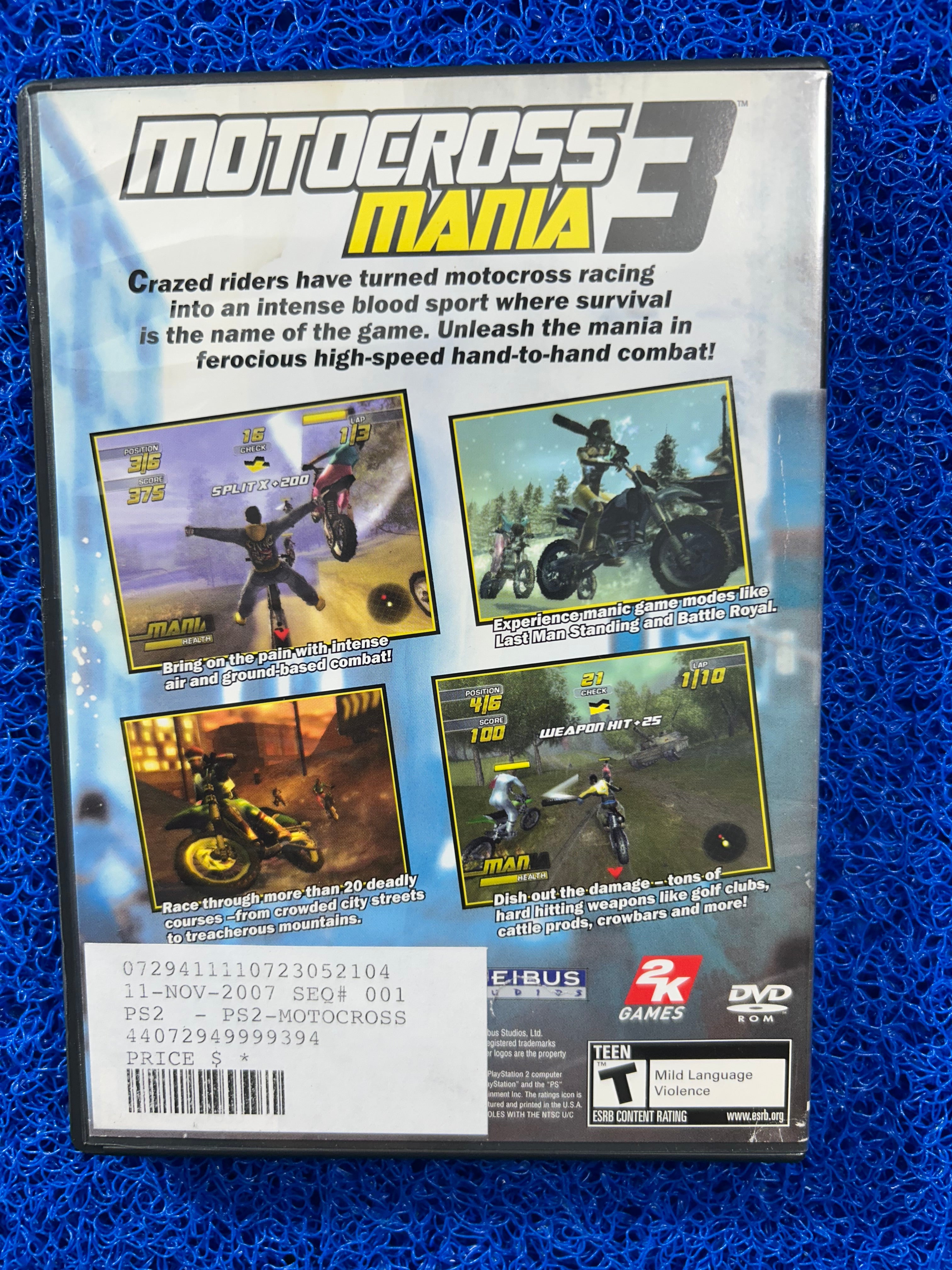 PS2 Motocross mania 3 (A)