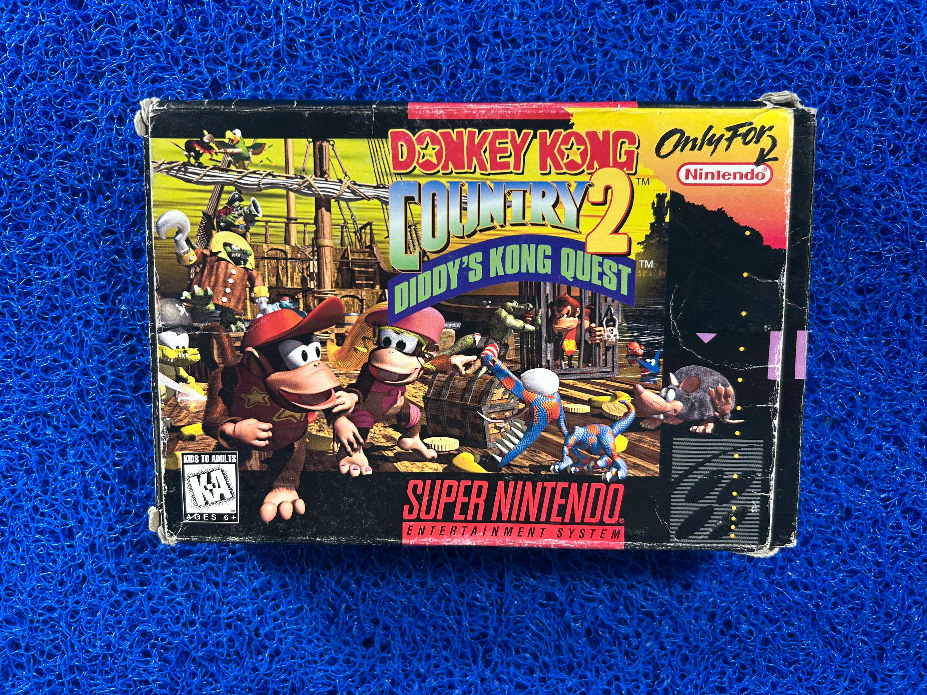 SNES Box Donkey Kong country 2 (A)
