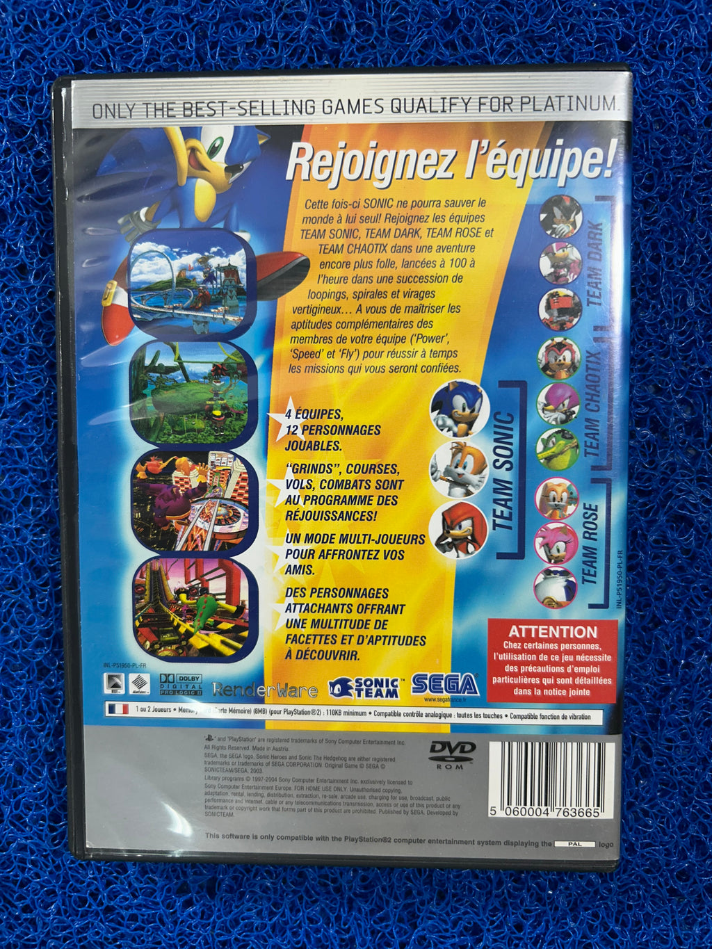 PS2# Sonic Heroes (E)
