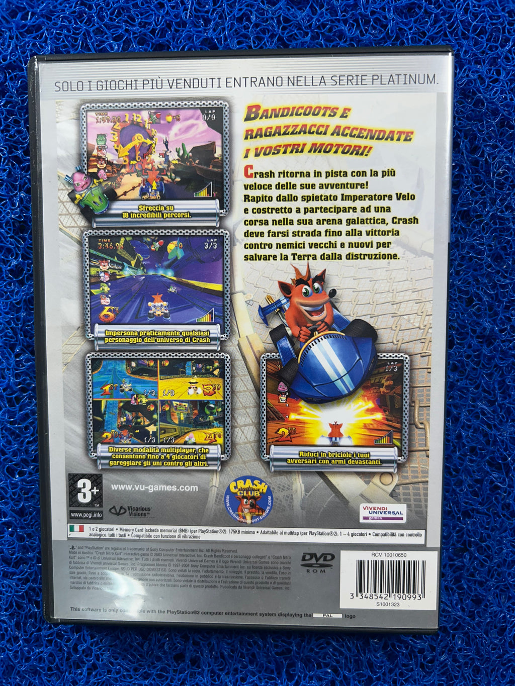 PS2 Crash nitro kart (E)
