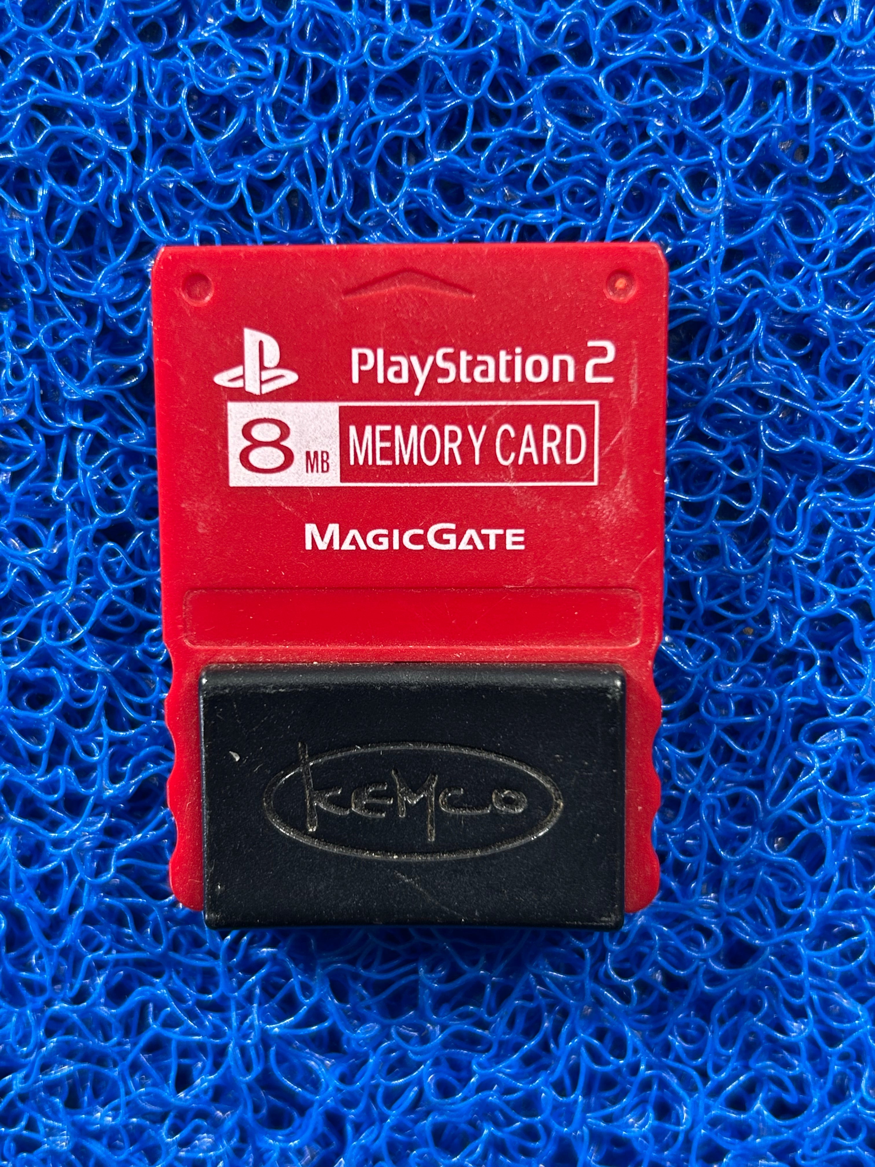 ACESSÓRIOS Memory card de ps2 vermelho kemco (J)