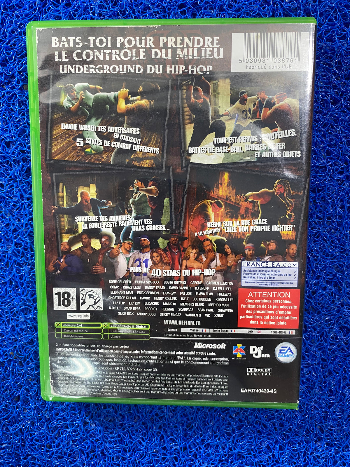 XBOX# Def jam fight for ny (E)