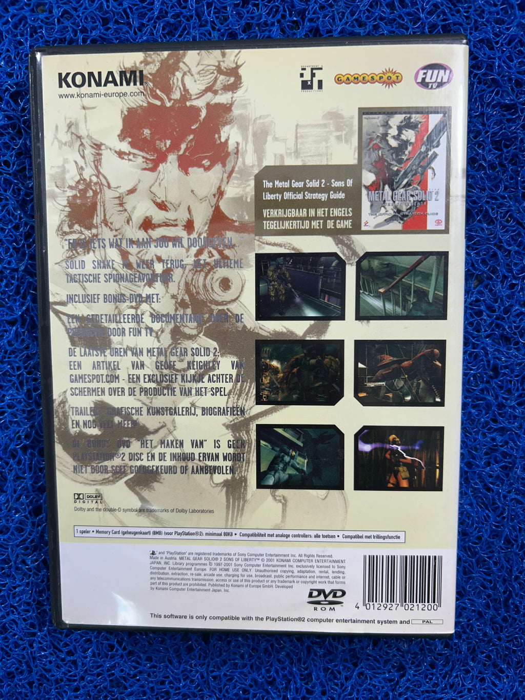 PS2# Metal gear solid 2 (E)