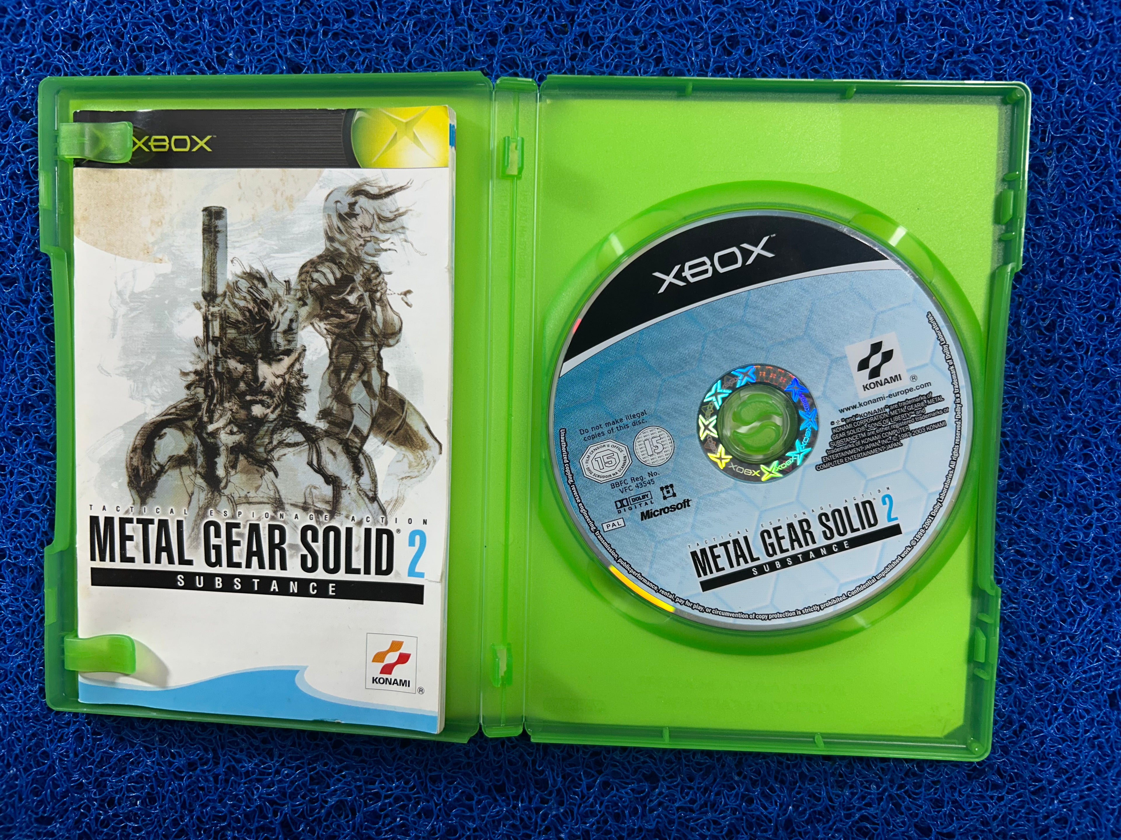XBOX# Metal gear solid 2 (E)