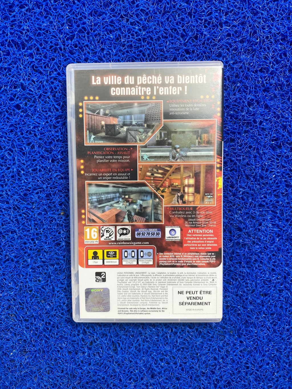 PSP# Rainbow six Vegas (E)