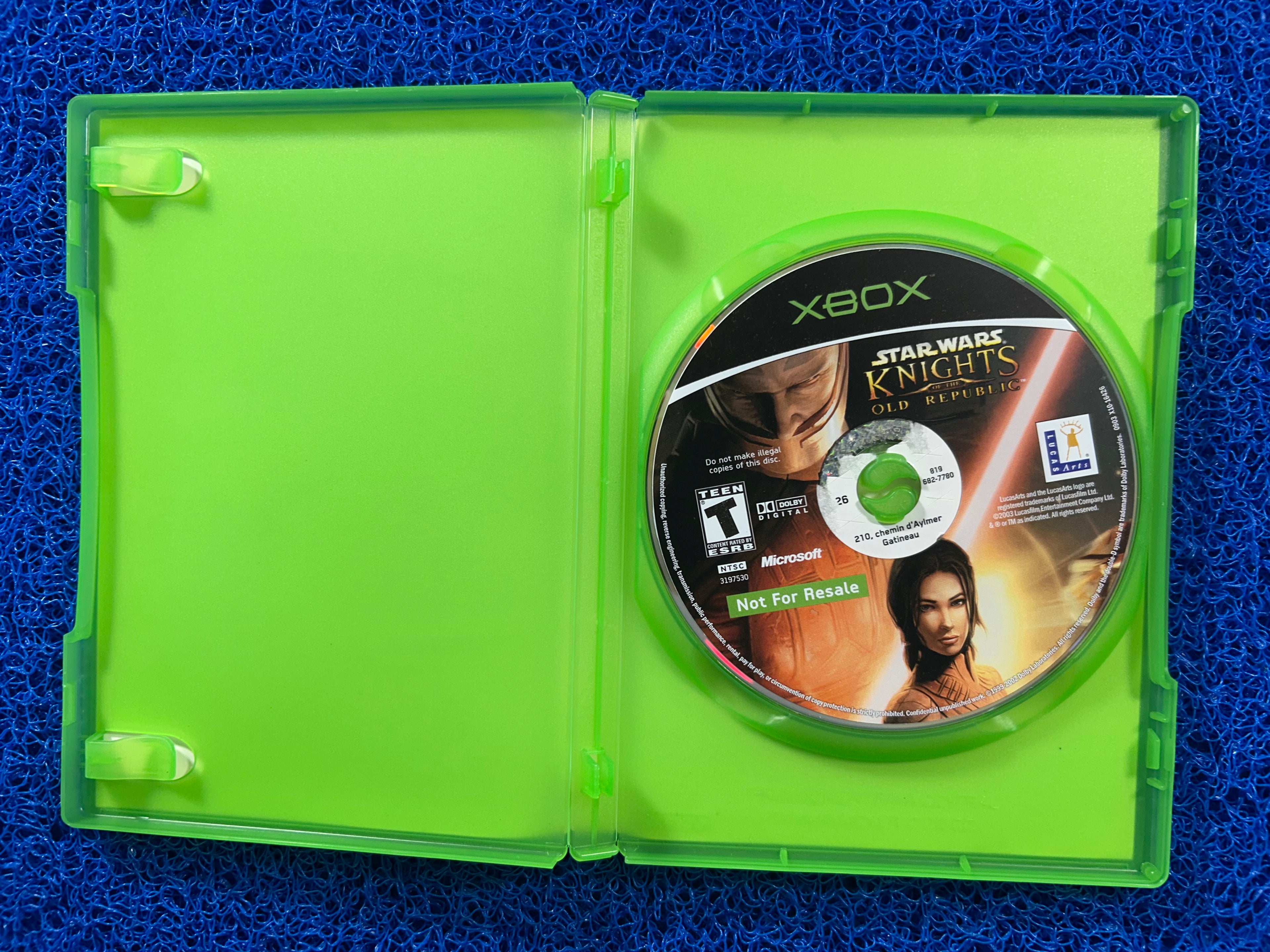 XBOX Star wars knights old republic (A)