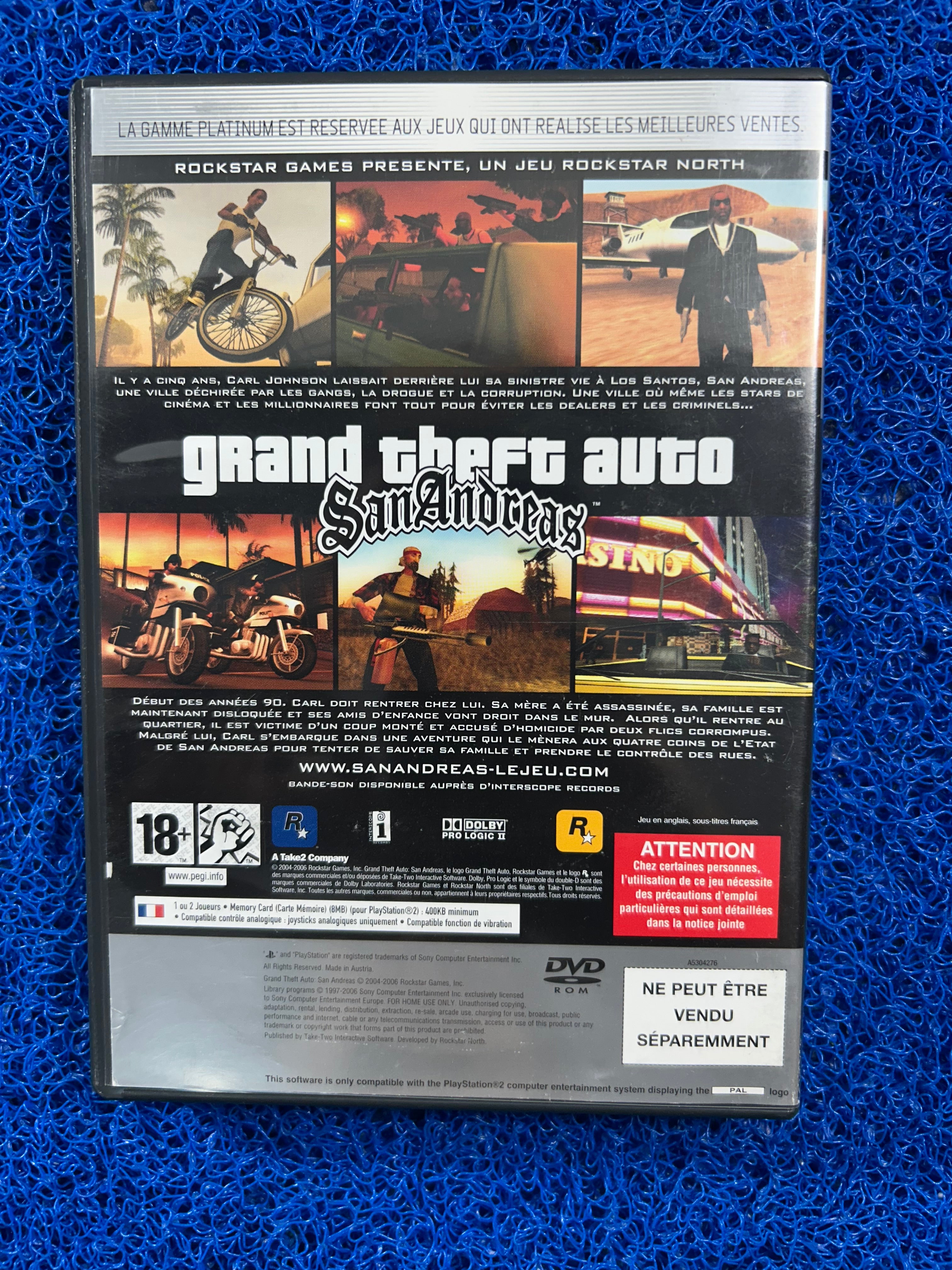 PS2# GTA San andreas (E)