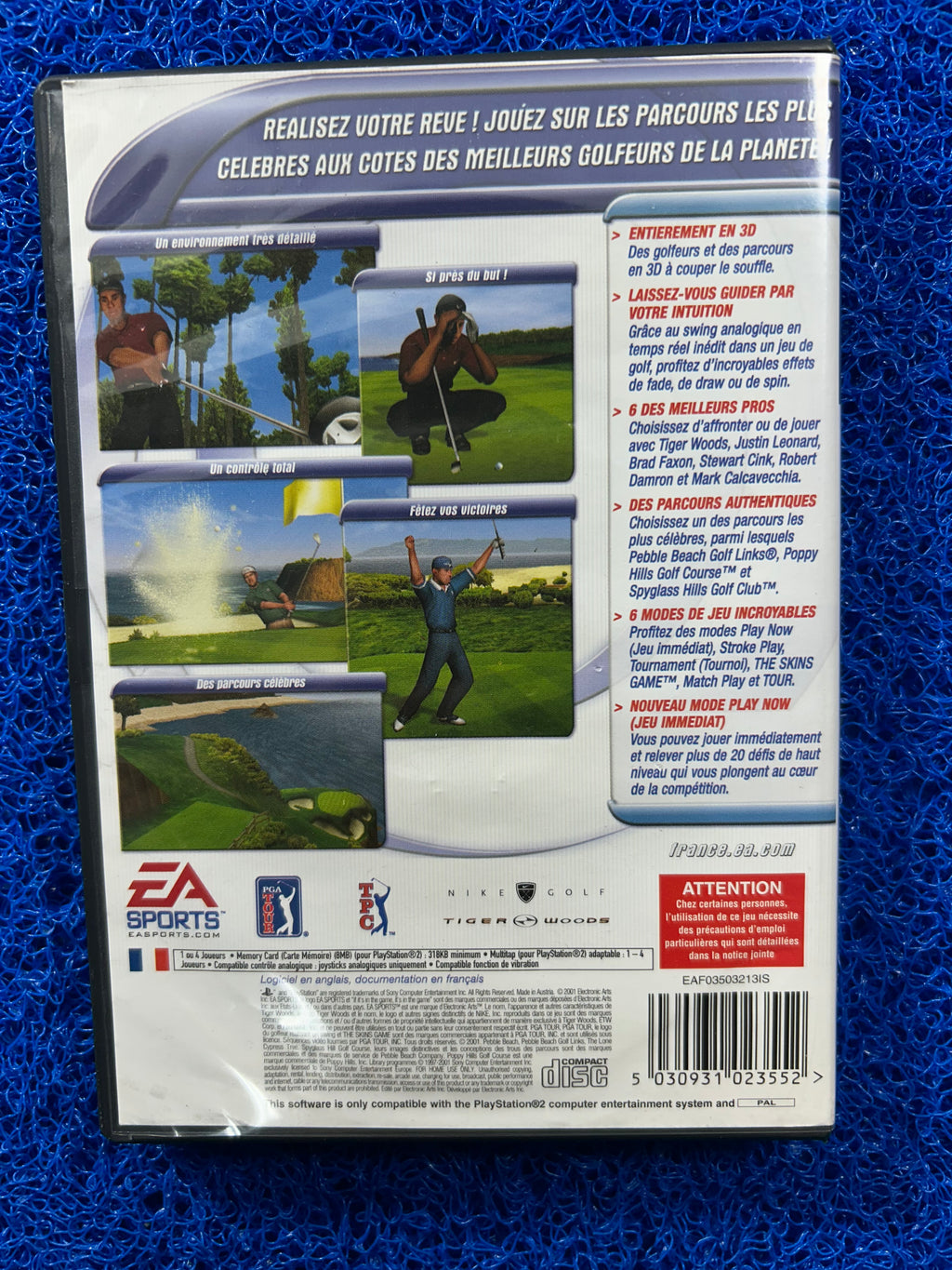 PS2 Tiger woods 2001 (E)