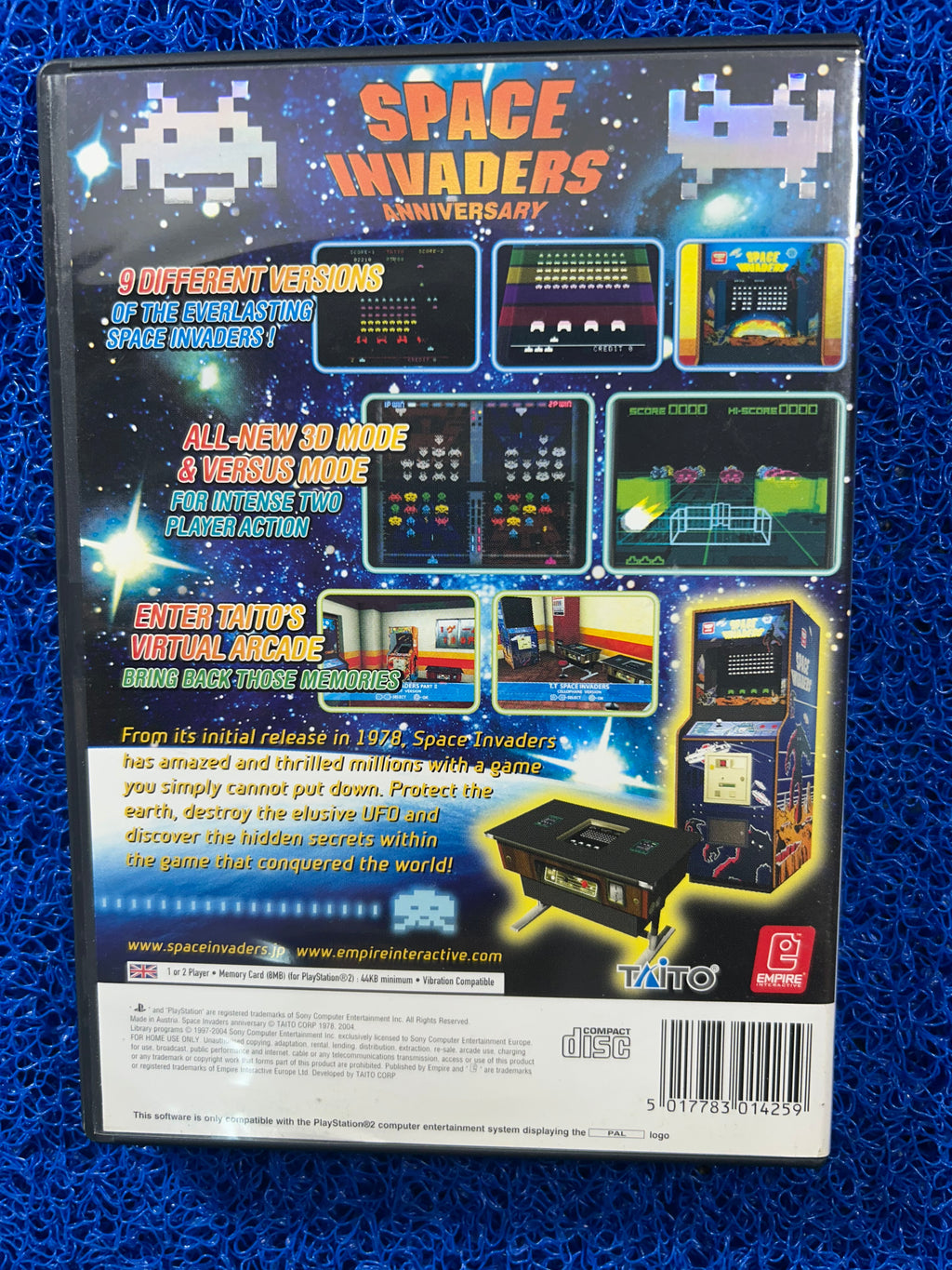 PS2 Space invaders anniversary (E)