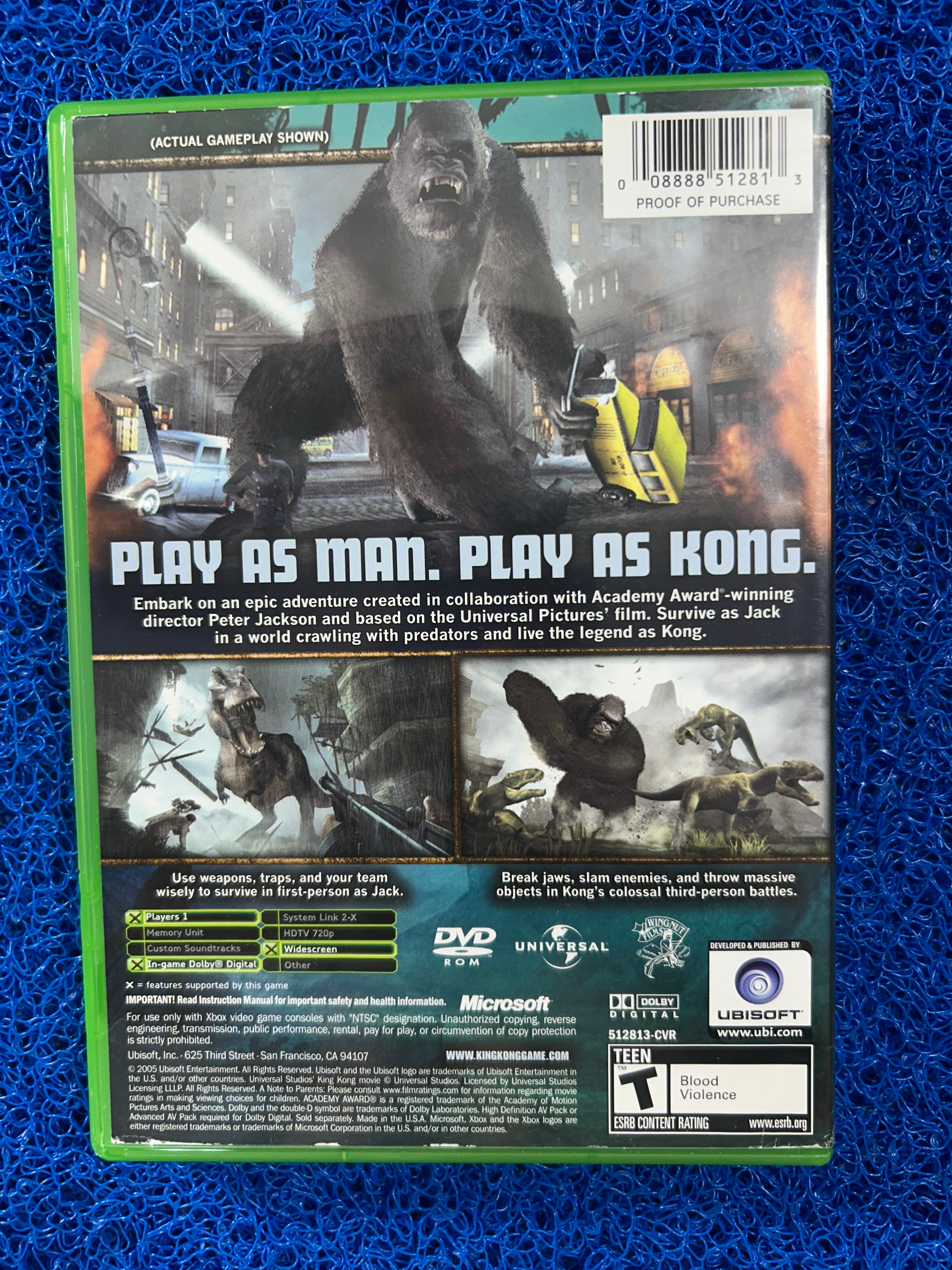 XBOX# King Kong (A)