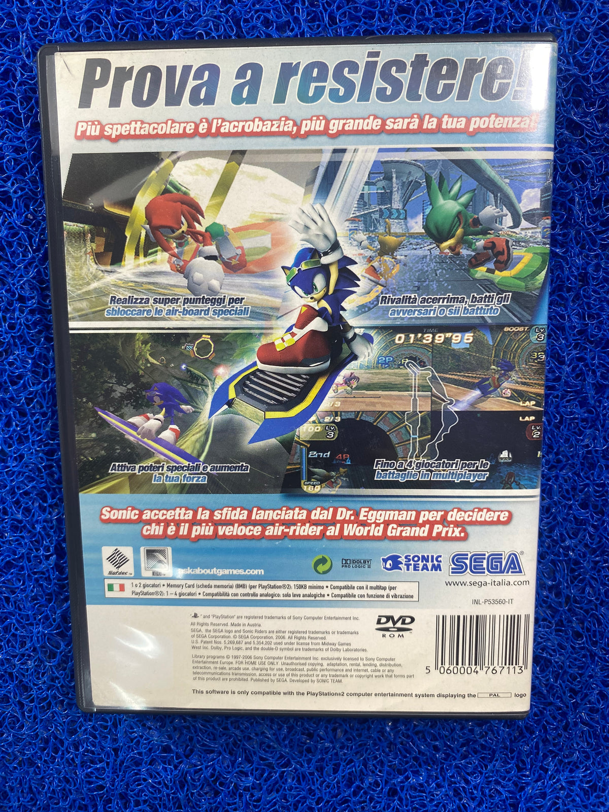 PS2# Sonic riders (E)