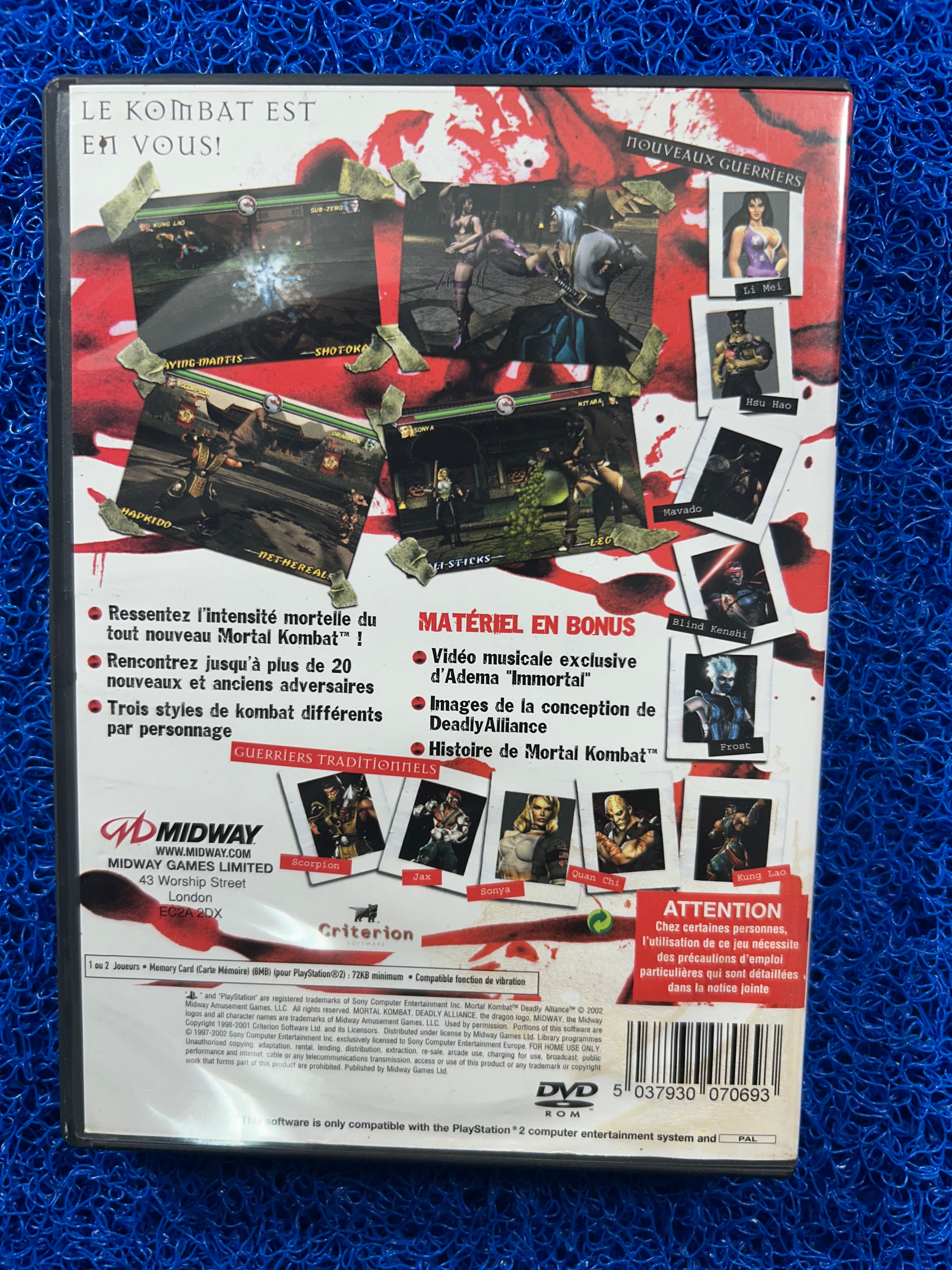 PS2 Mortal kombat deadly alliance (E)
