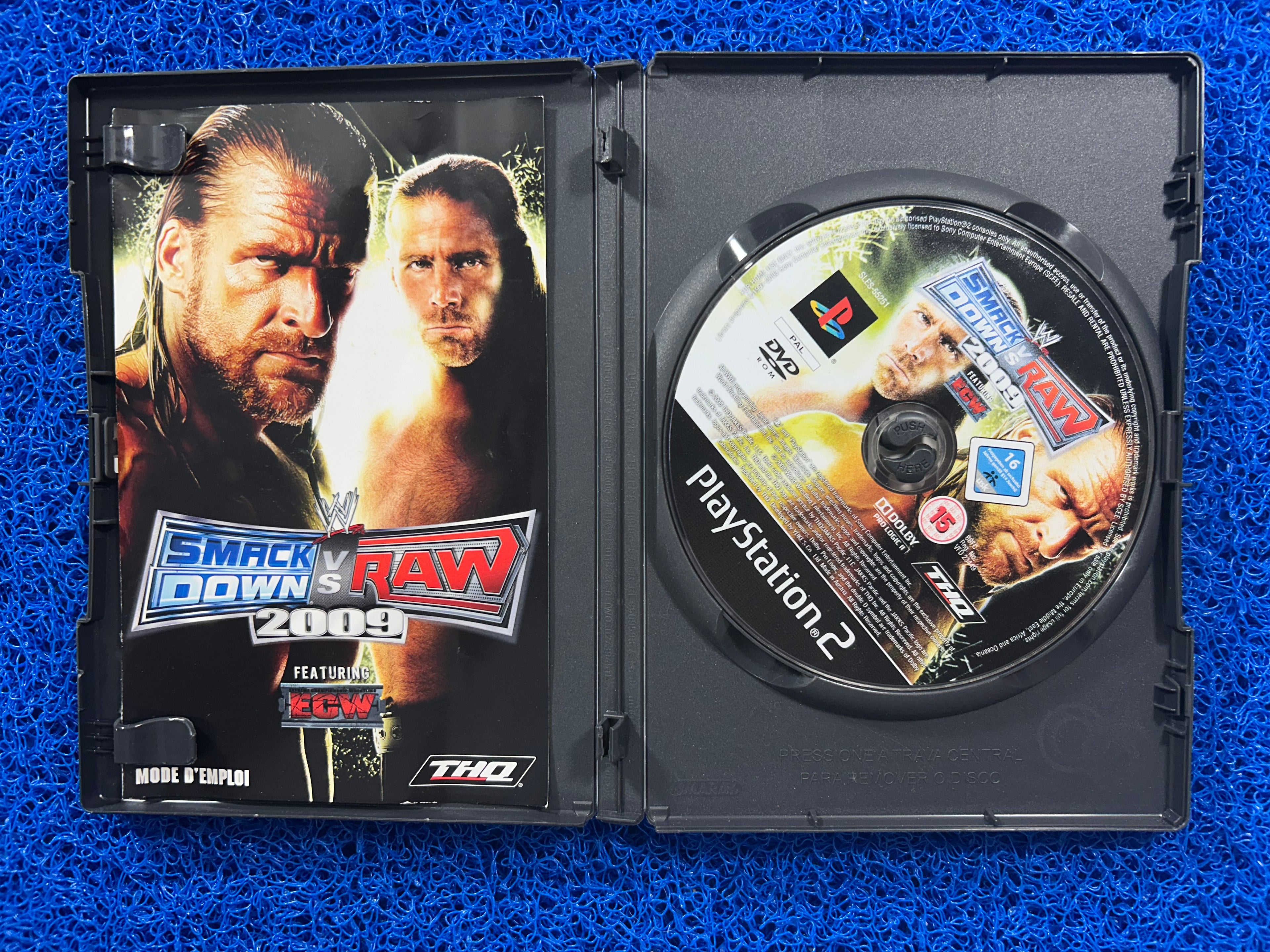 PS2 Smackdown vs. raw 2009 (E)
