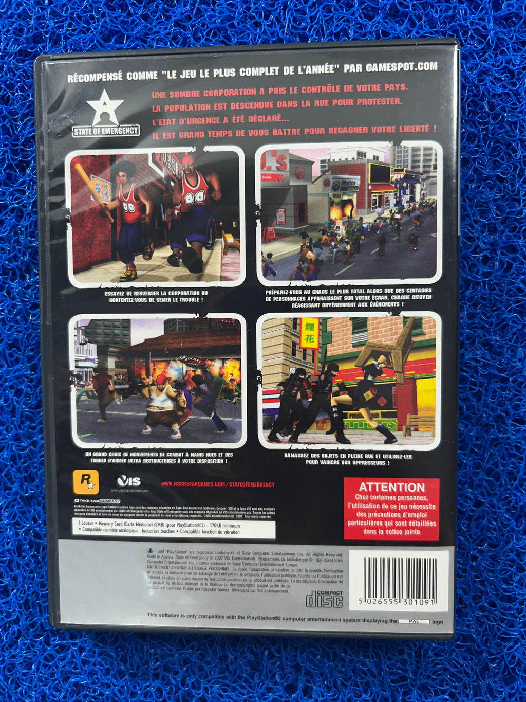 PS2 State of emergency (E)
