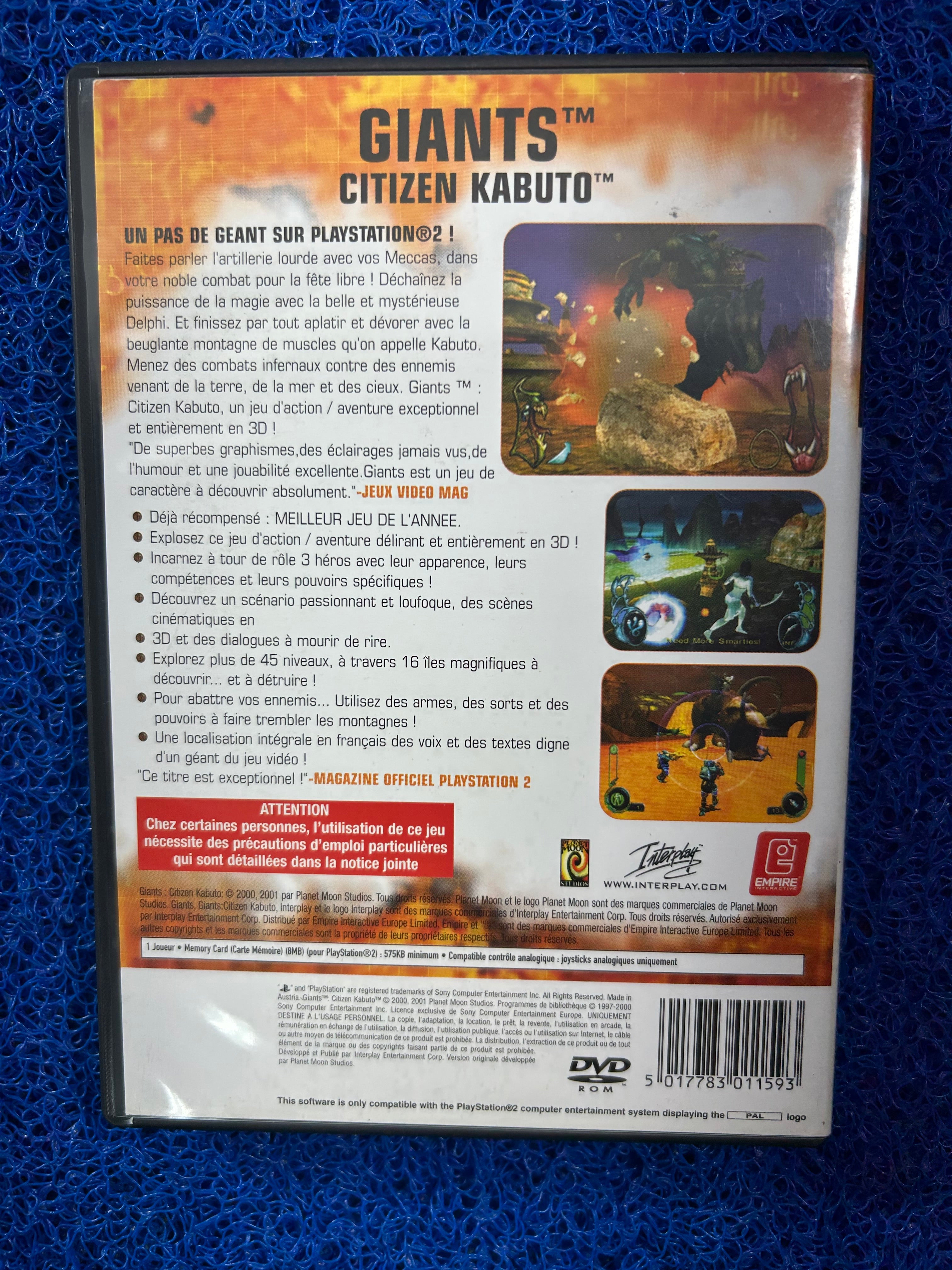 PS2# Giants citizen kabuto (E)