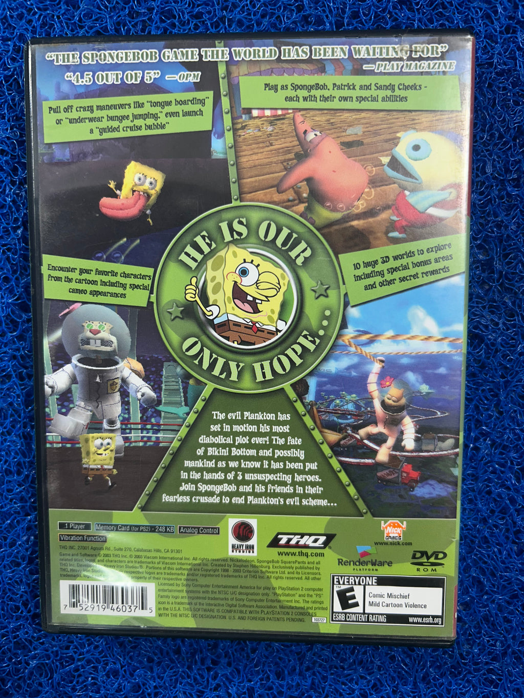 PS2# Spongebob squarepants (A)
