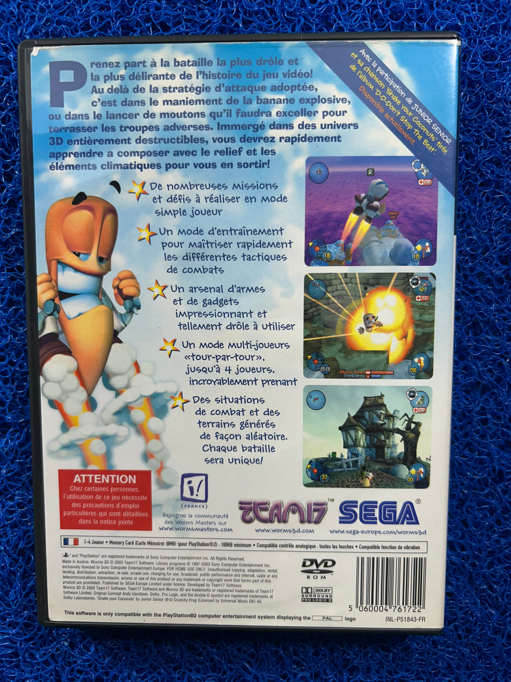 PS2 Worms (E)