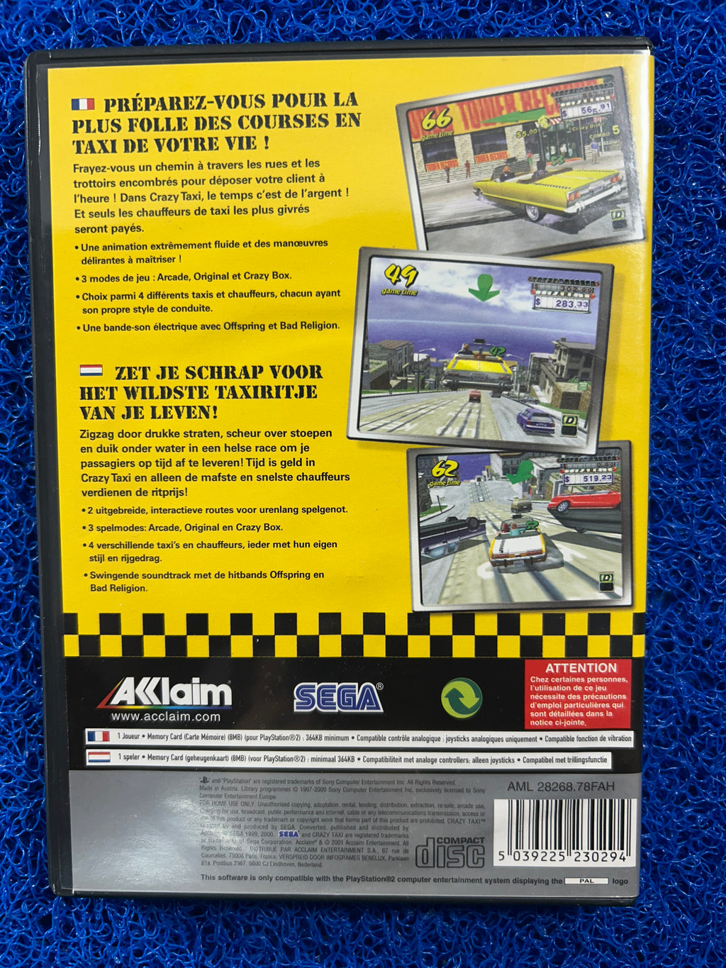 PS2 Crazy taxi (E)