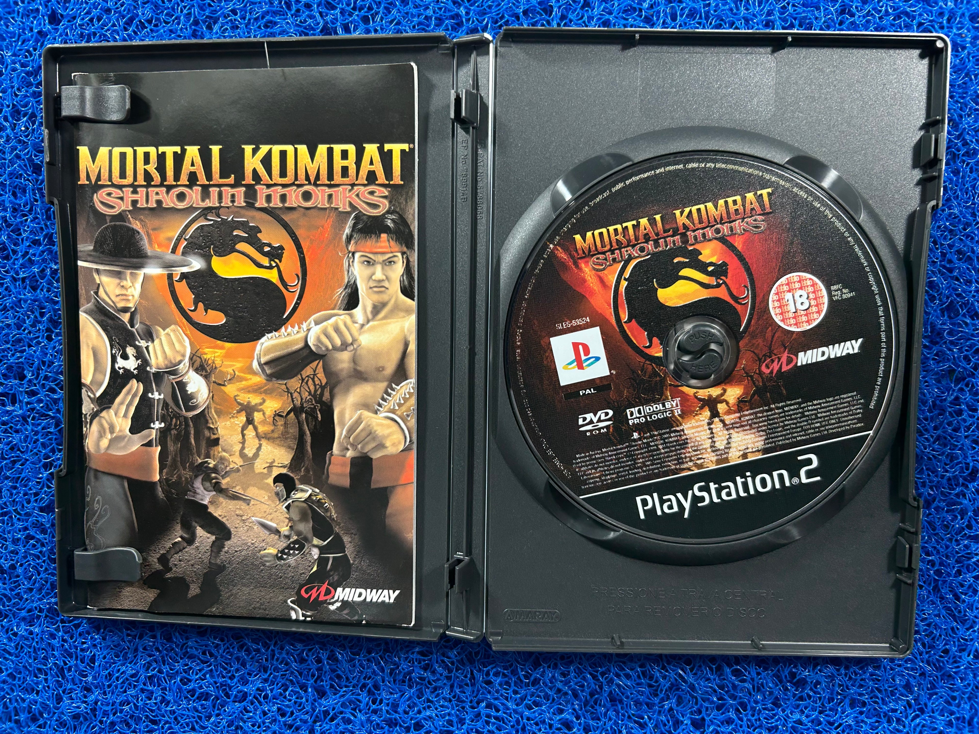 PS2 Mortal kombat shaolin monks (E)