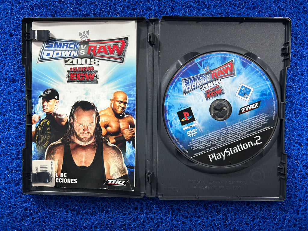 PS2 Smackdown vs. raw 2008 (E)