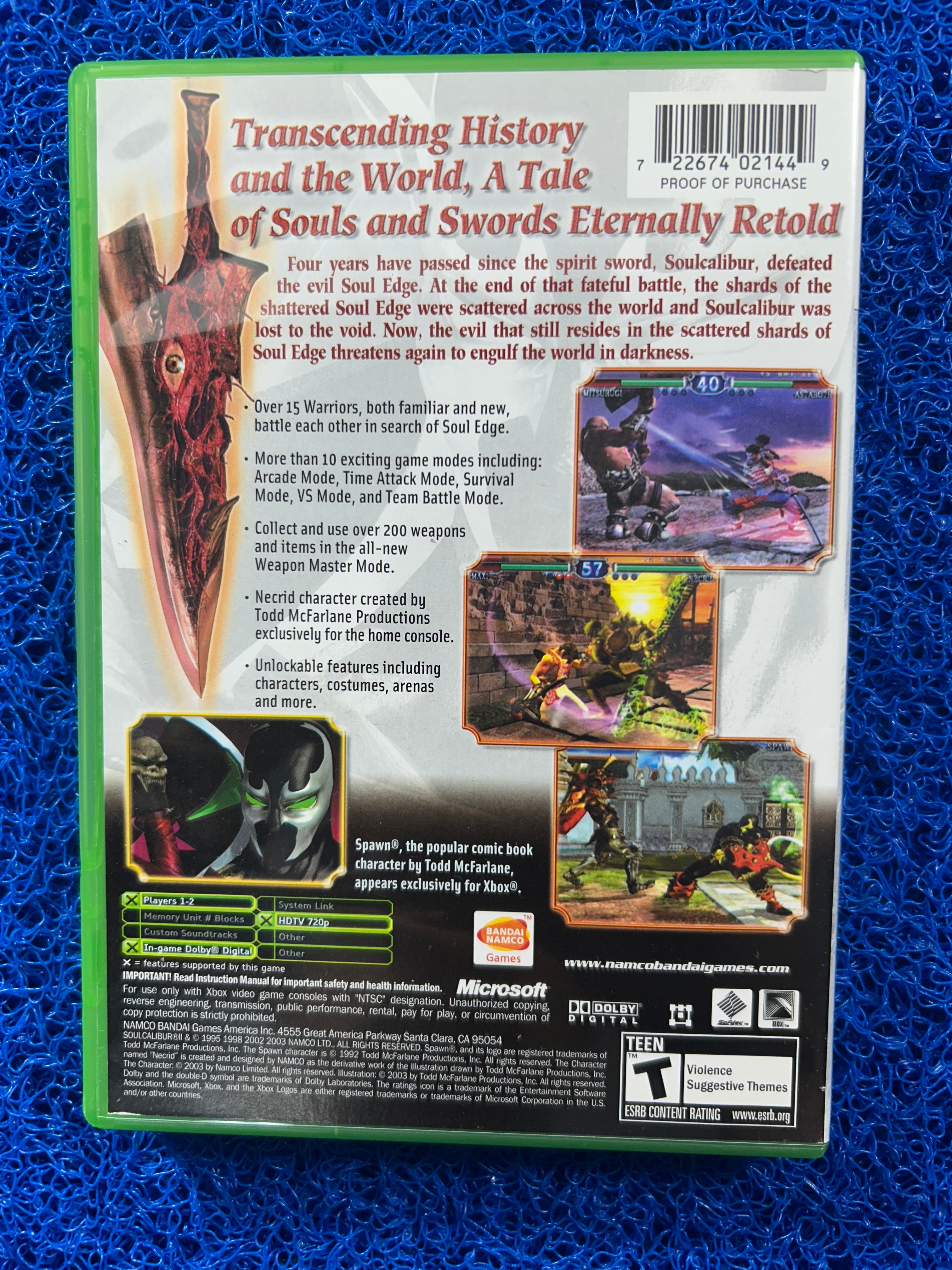 XBOX Soulcalibur II (A)