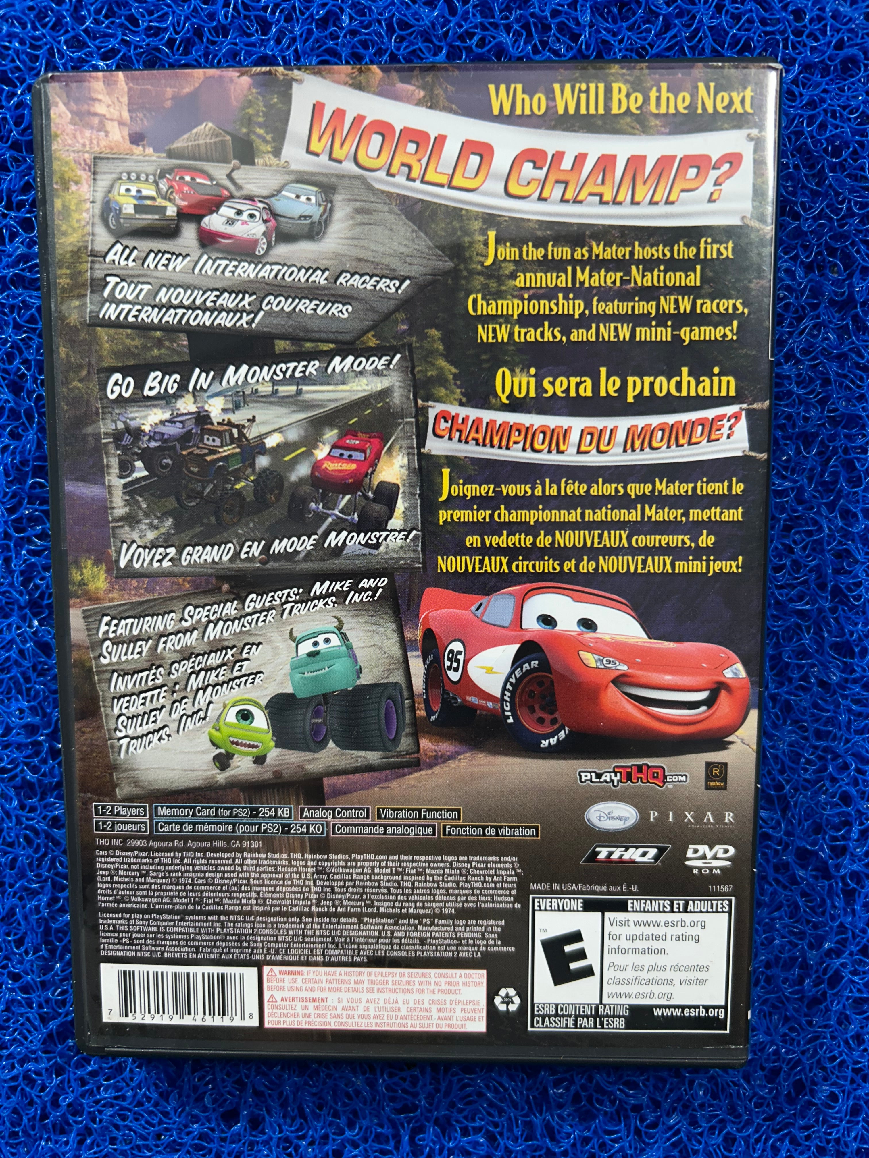 PS2 Cars mater national (A)