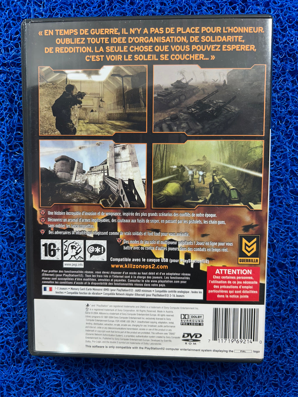 PS2 Killzone (E)