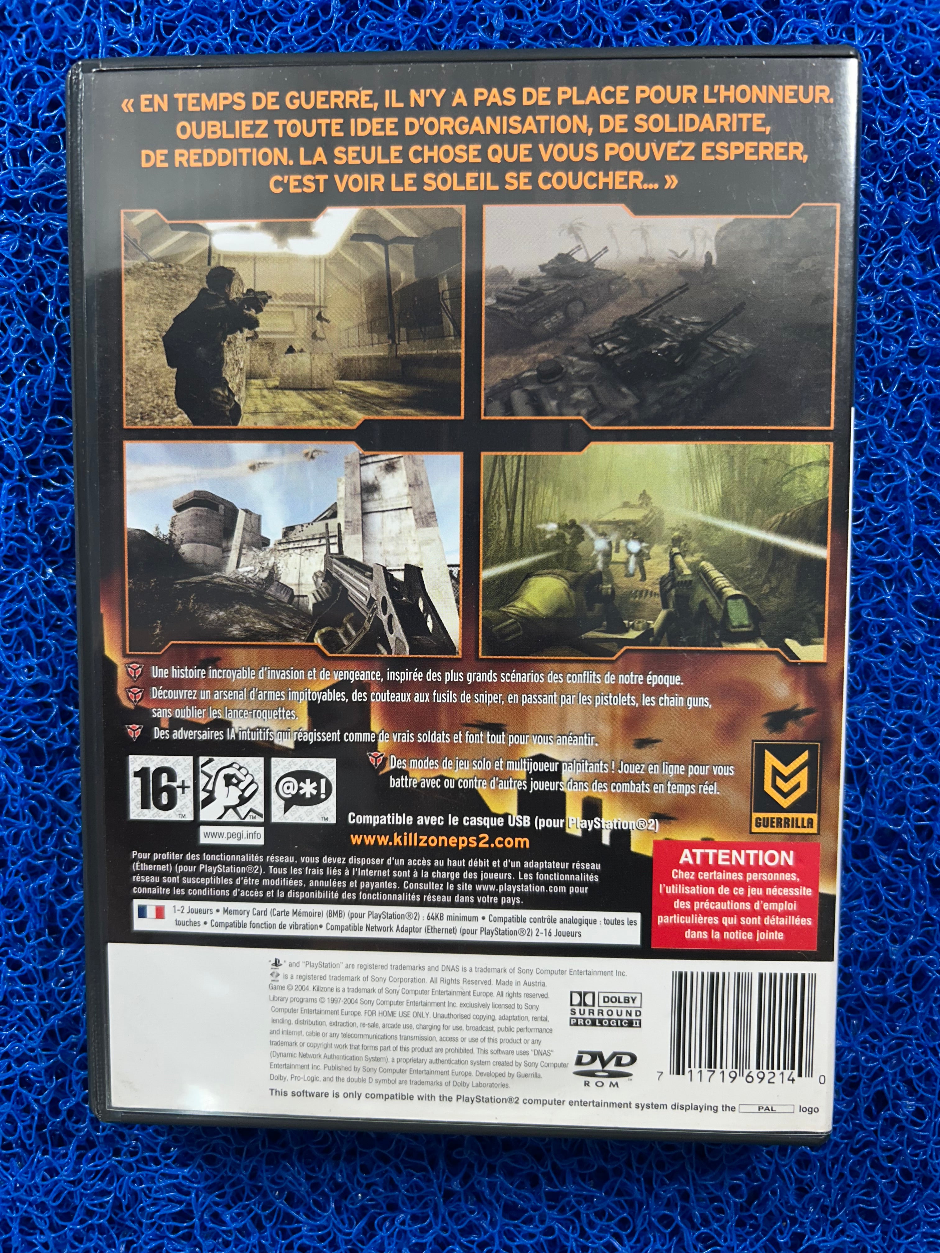 PS2 Killzone (E)