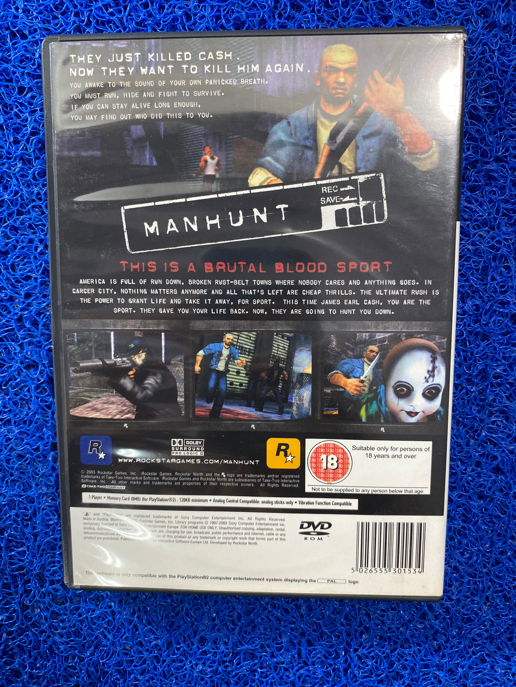 PS2# Manhunt (E)