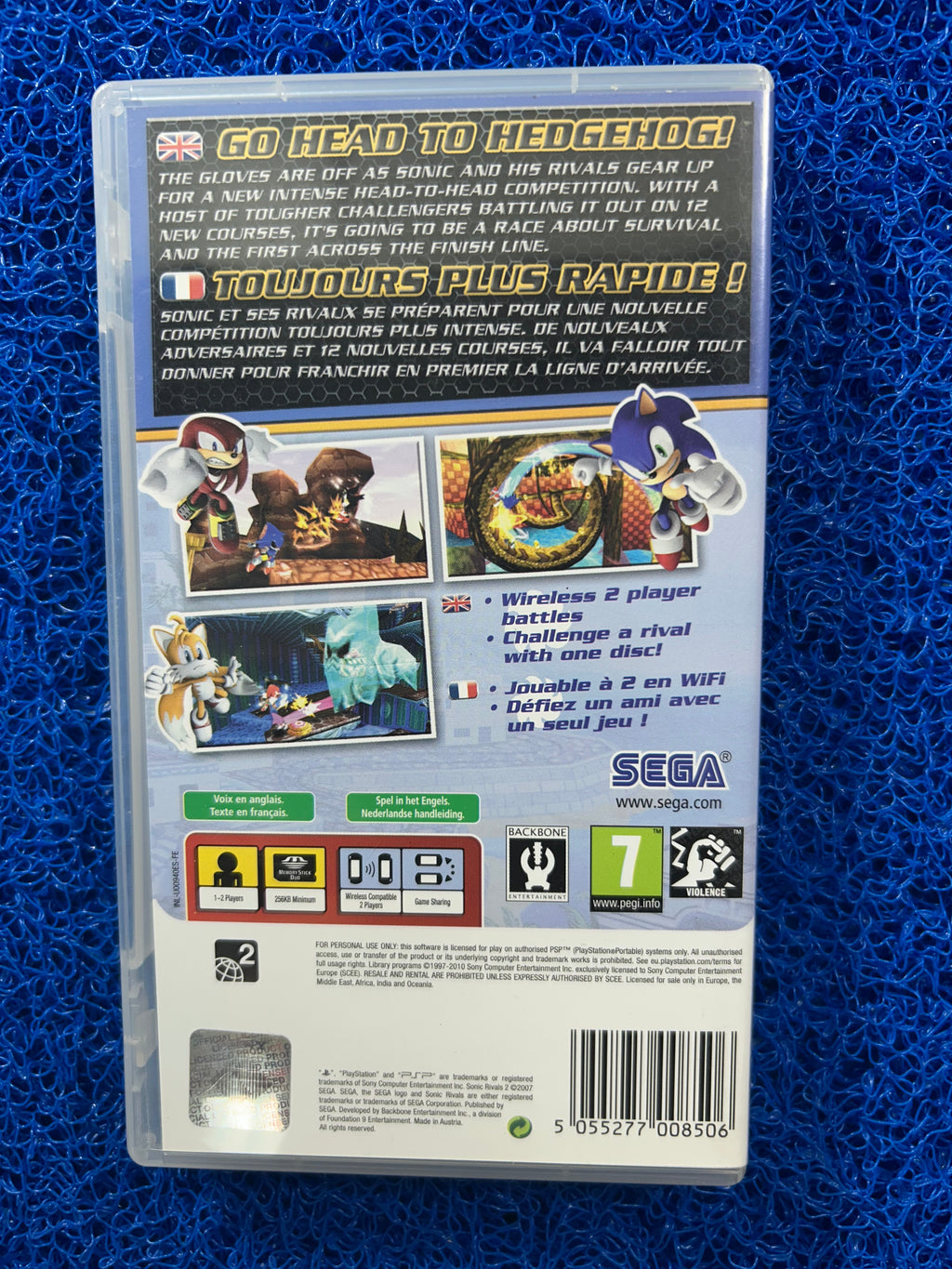 PSP Sonic rivals 2 (E)