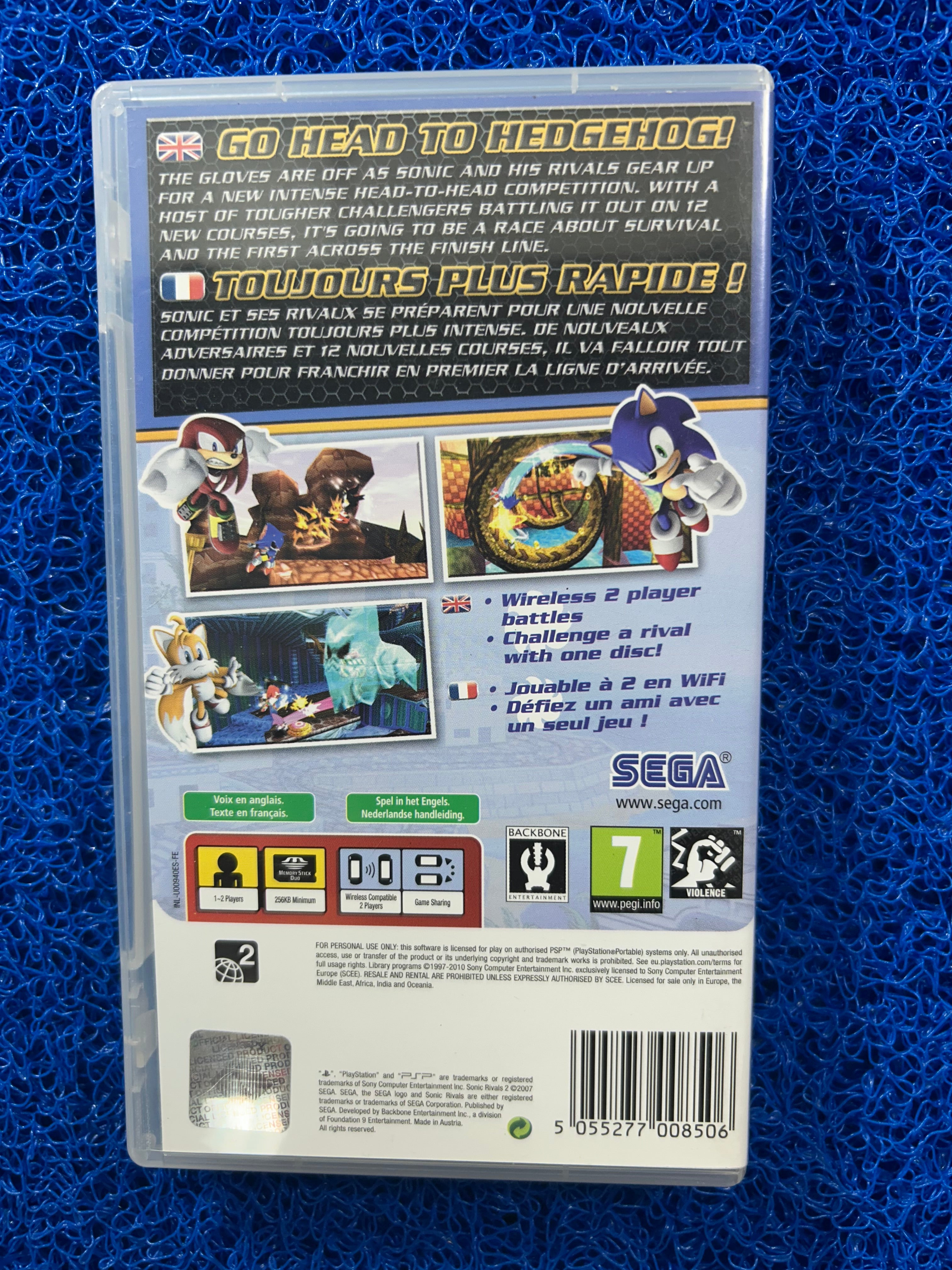 PSP Sonic rivals 2 (E)