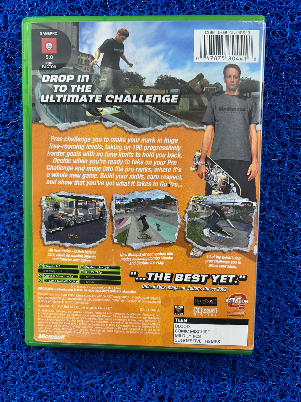 XBOX Tony hawk 4 (A)