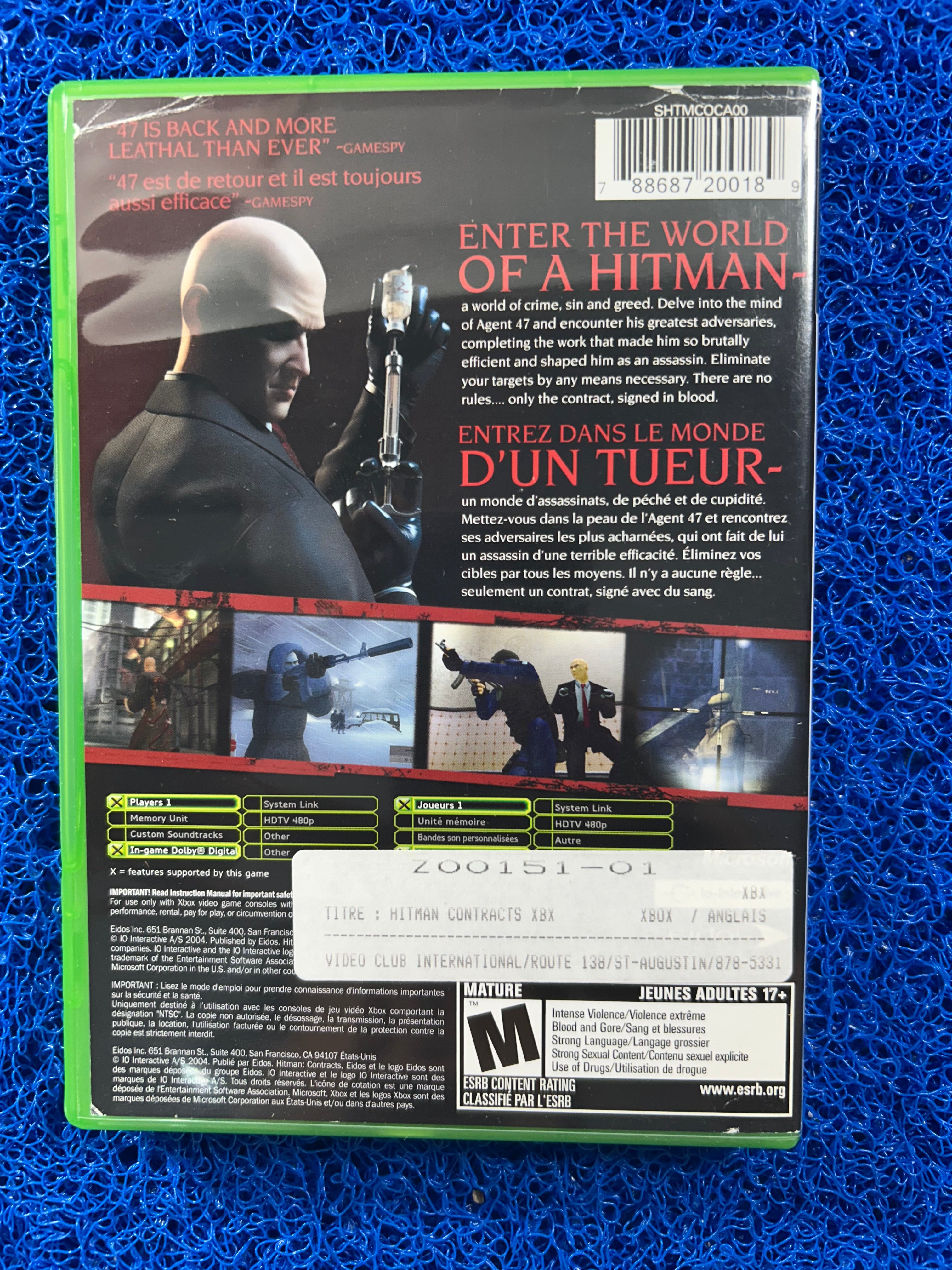 XBOX Hitman (A)