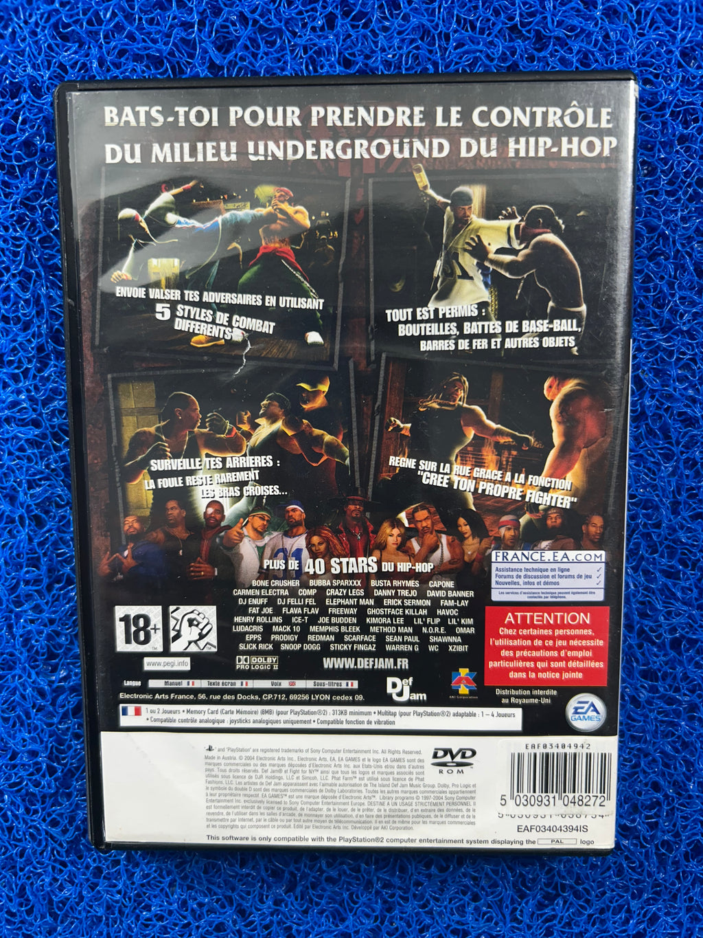 PS2 Def jam fight for ny (E)