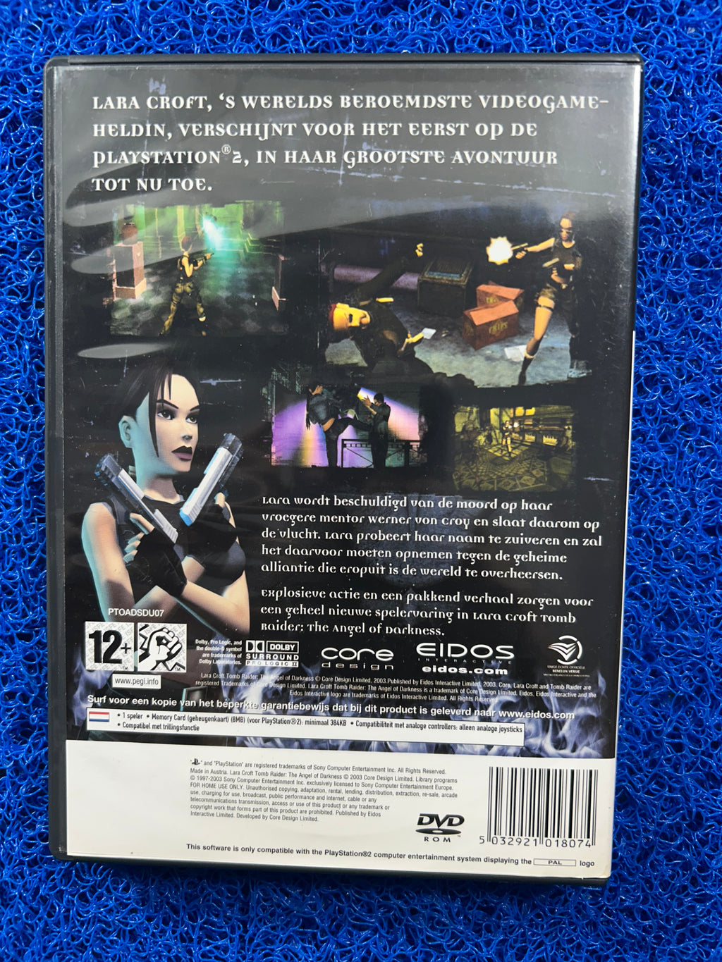 PS2 Tomb raider the angel of darkness (E)
