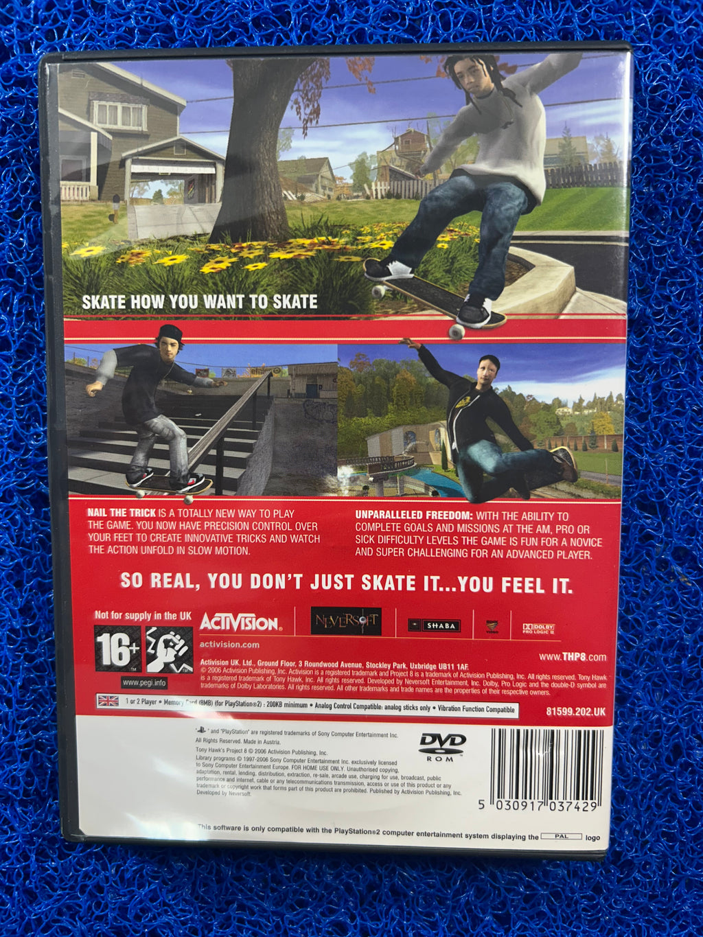 PS2 Tony hawk Project 8 (E)