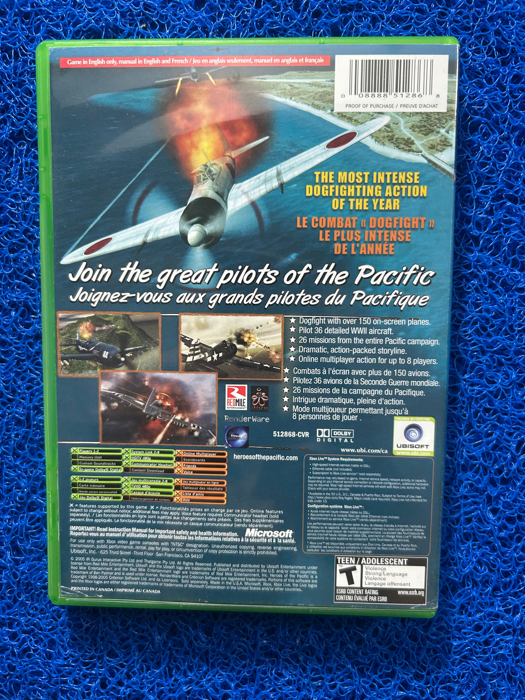 XBOX Heroes of the pacific (A)