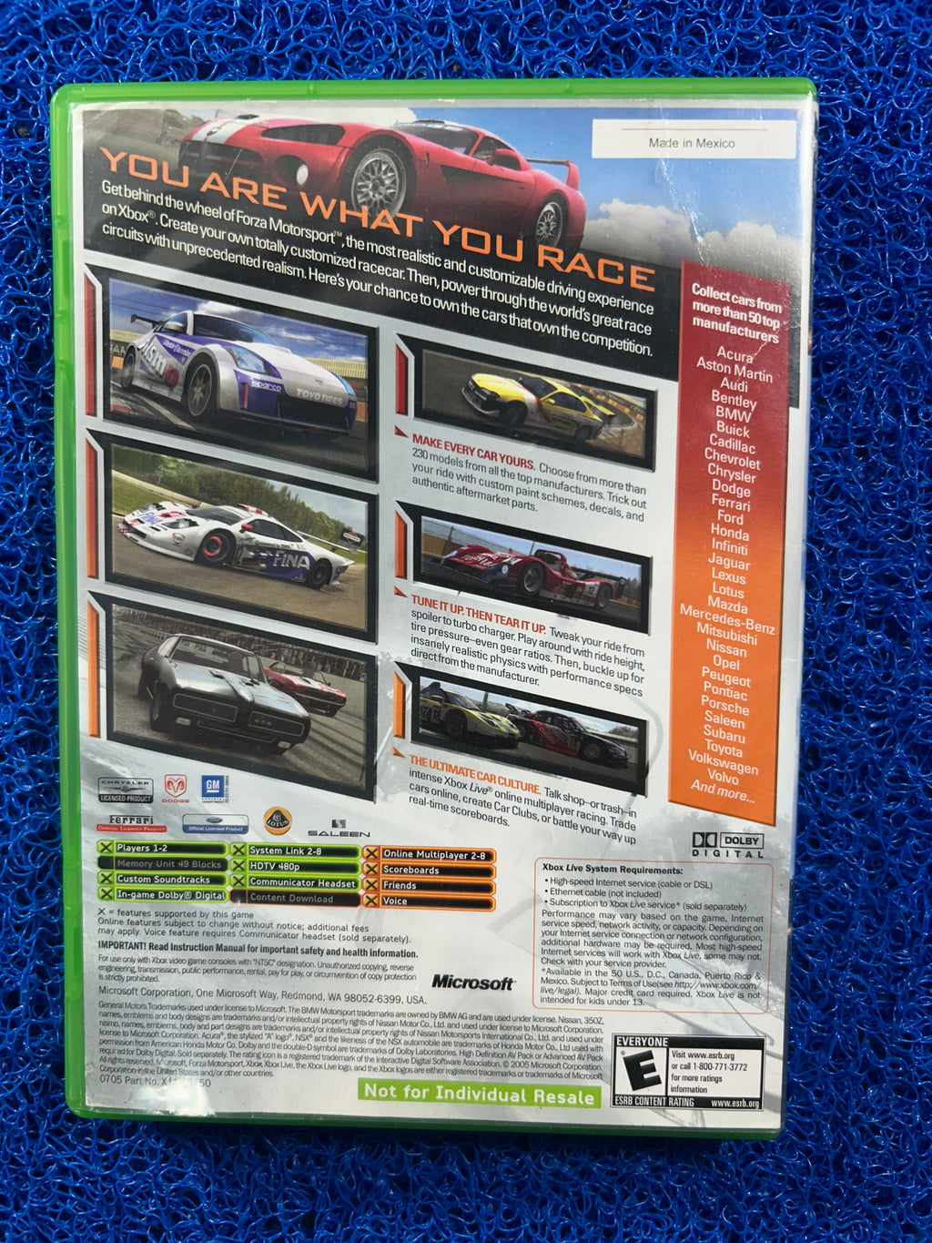 XBOX Forza motorsports (A)