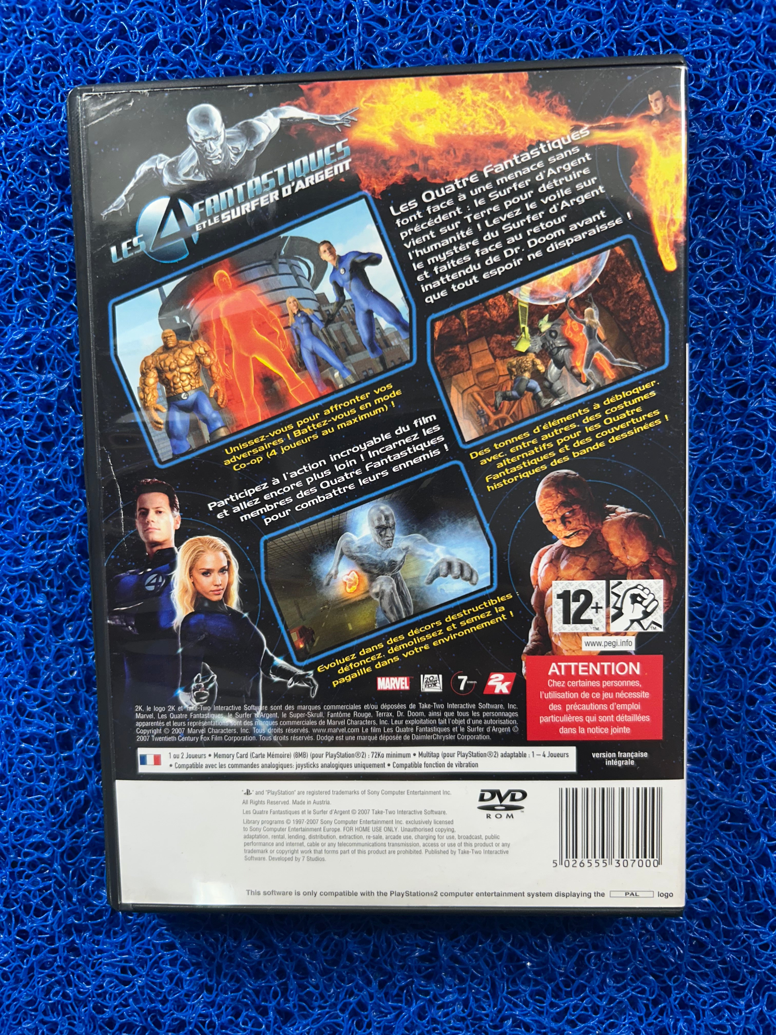 PS2 Fantastic 4 Rise of the silver surfer (E)