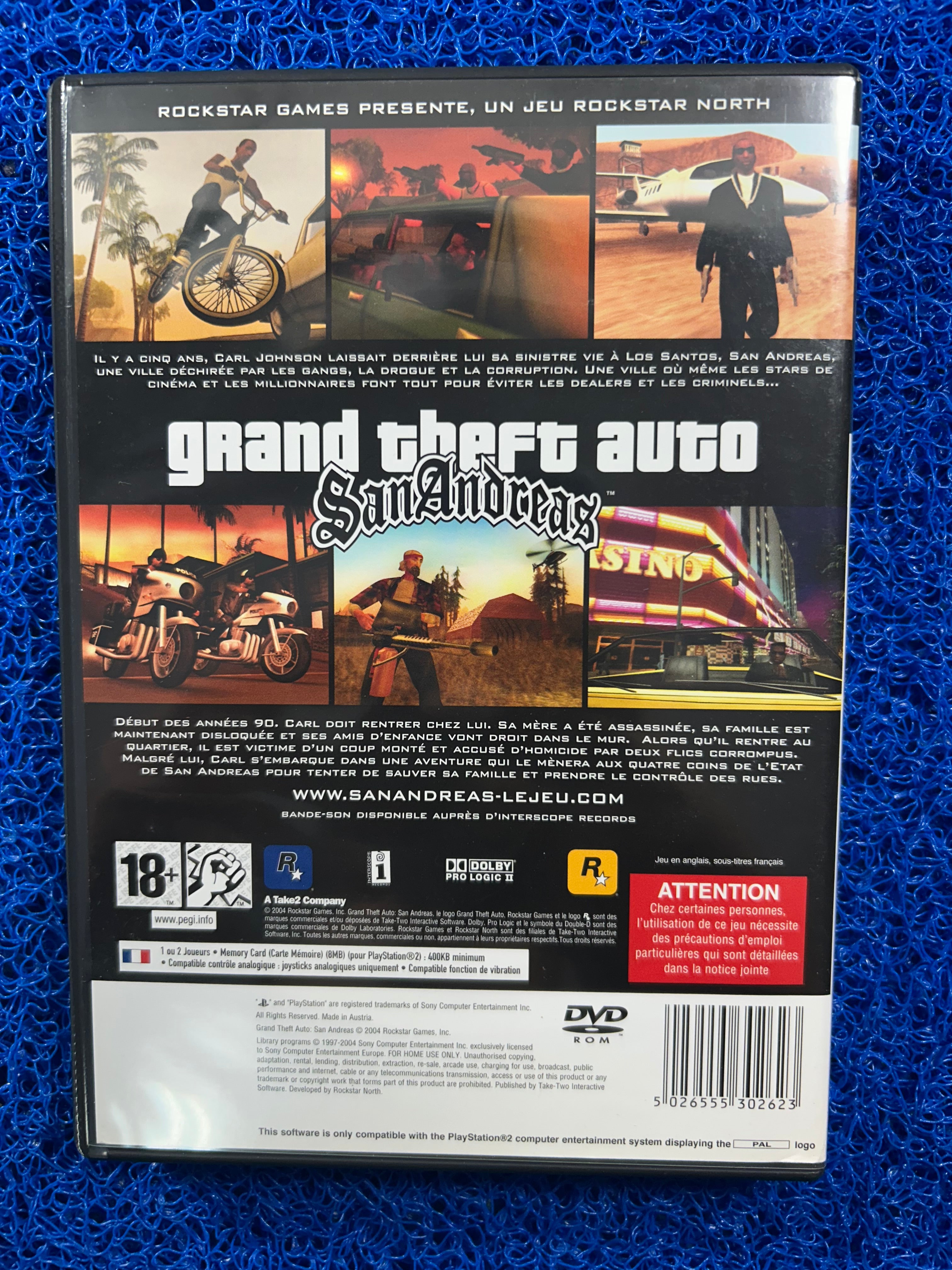 PS2 GTA San andreas (E)
